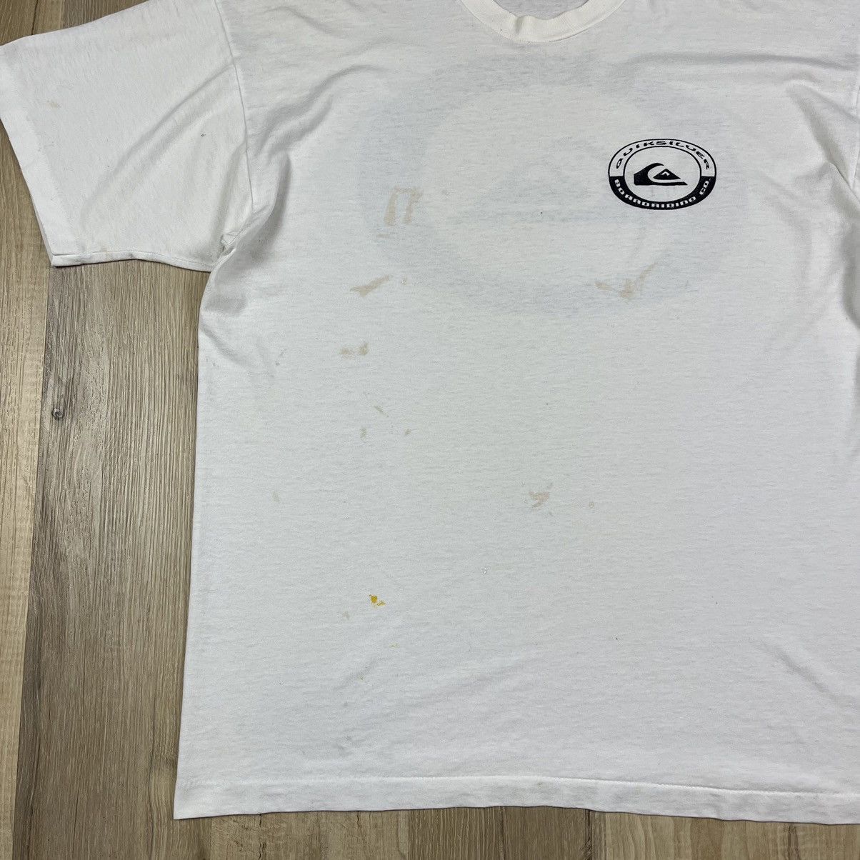 Quiksilver × Vintage Vintage Quicksilver T Shirt 90s Men’s Double Sided Print XL Size US XL / EU 56 / 4 - 4 Thumbnail