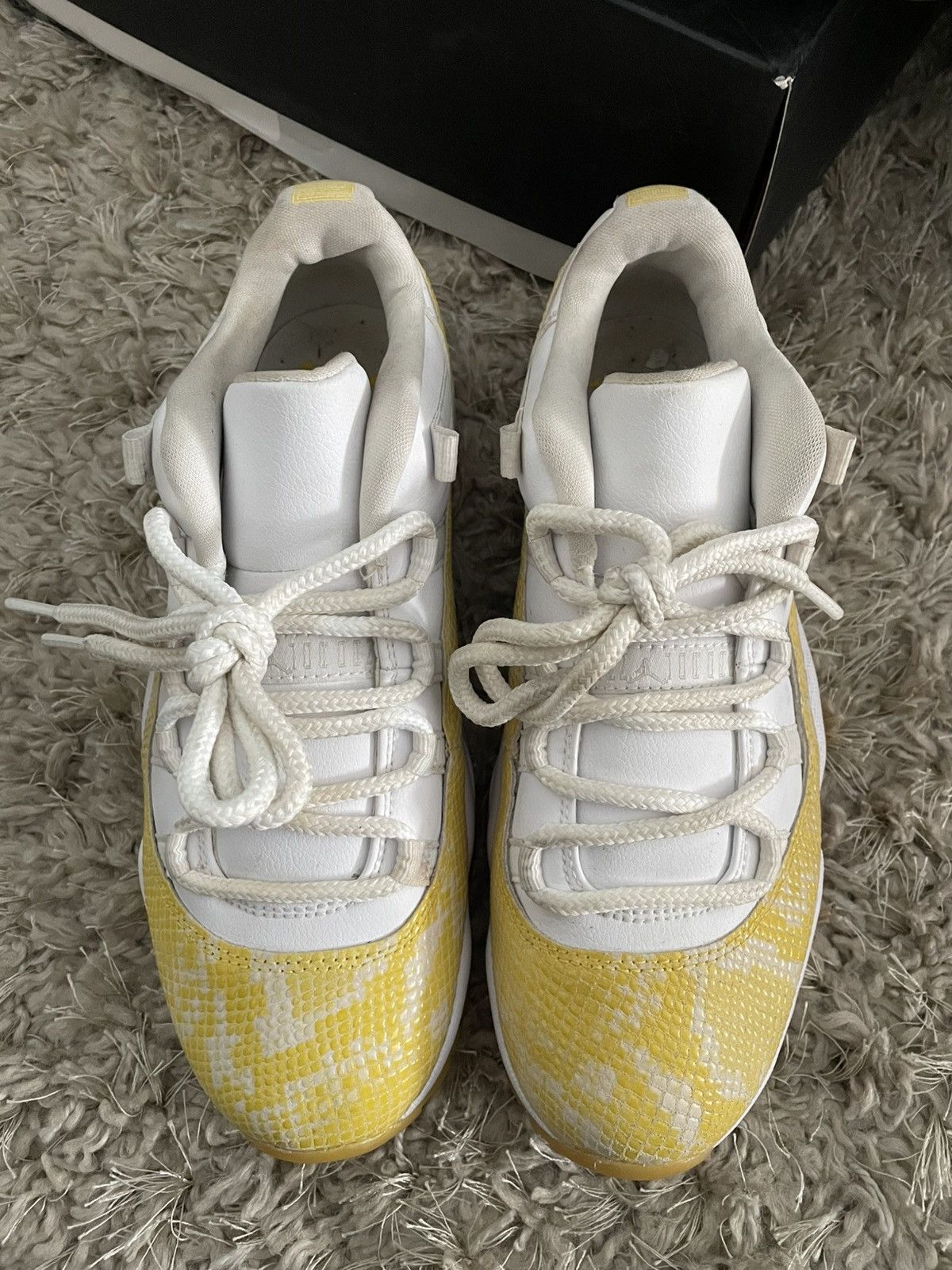 Jordan Brand Jorfan 11 Low Yellow Snake Skin Size US 8.5 / IT 38.5 - 5 Thumbnail