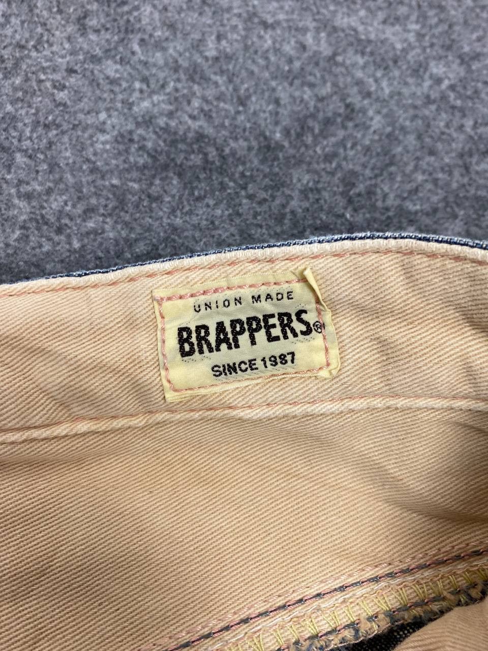 Japanese Brand brappers distressed denim nice design Size 32" / US 10 / IT 46 - 16 Thumbnail