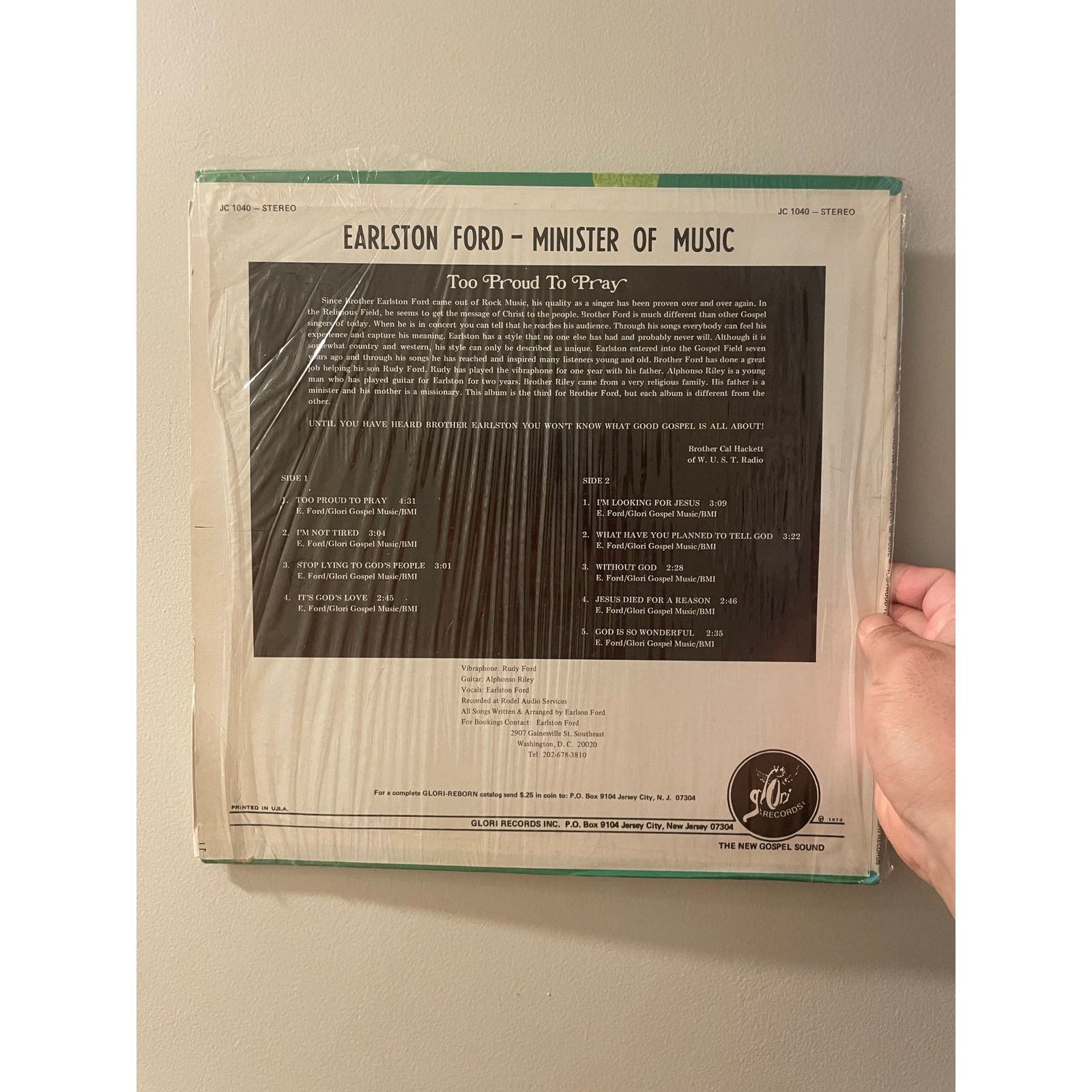 INTENTIONALLY BLANK Earlston Ford LP vintage vinyl record soul gospel rnb funk Size ONE SIZE - 2 Thumbnail
