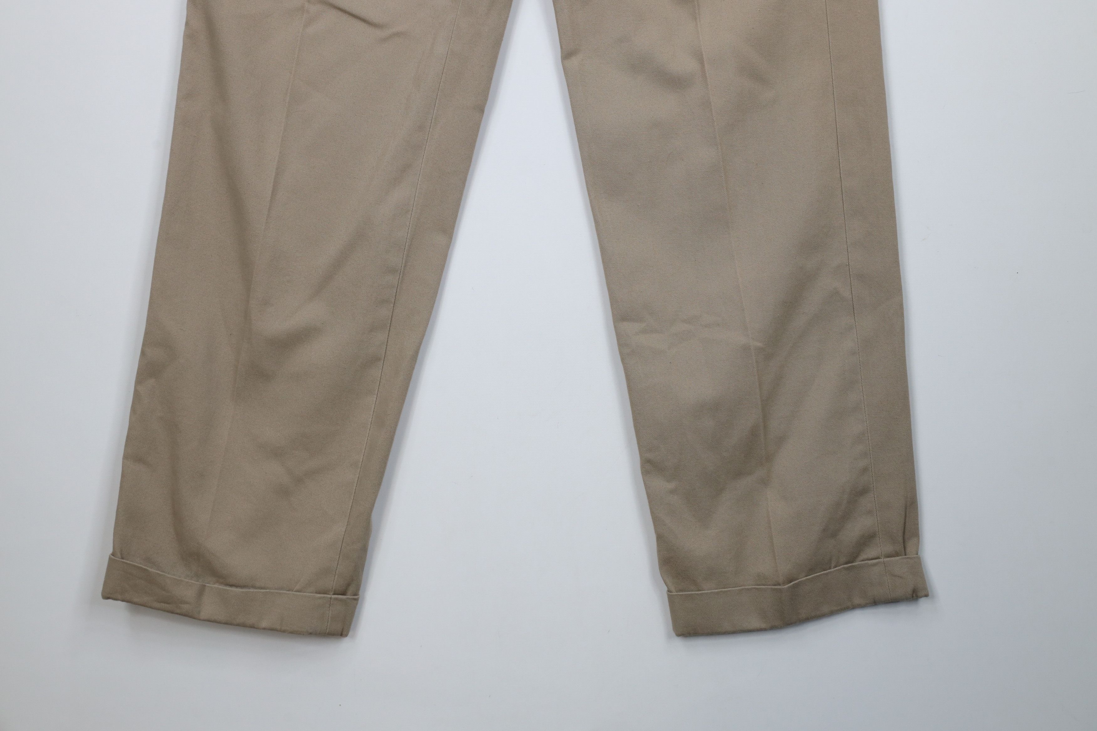 Vintage 90s Bills Khakis Relaxed Fit Pleated Chino Pants USA