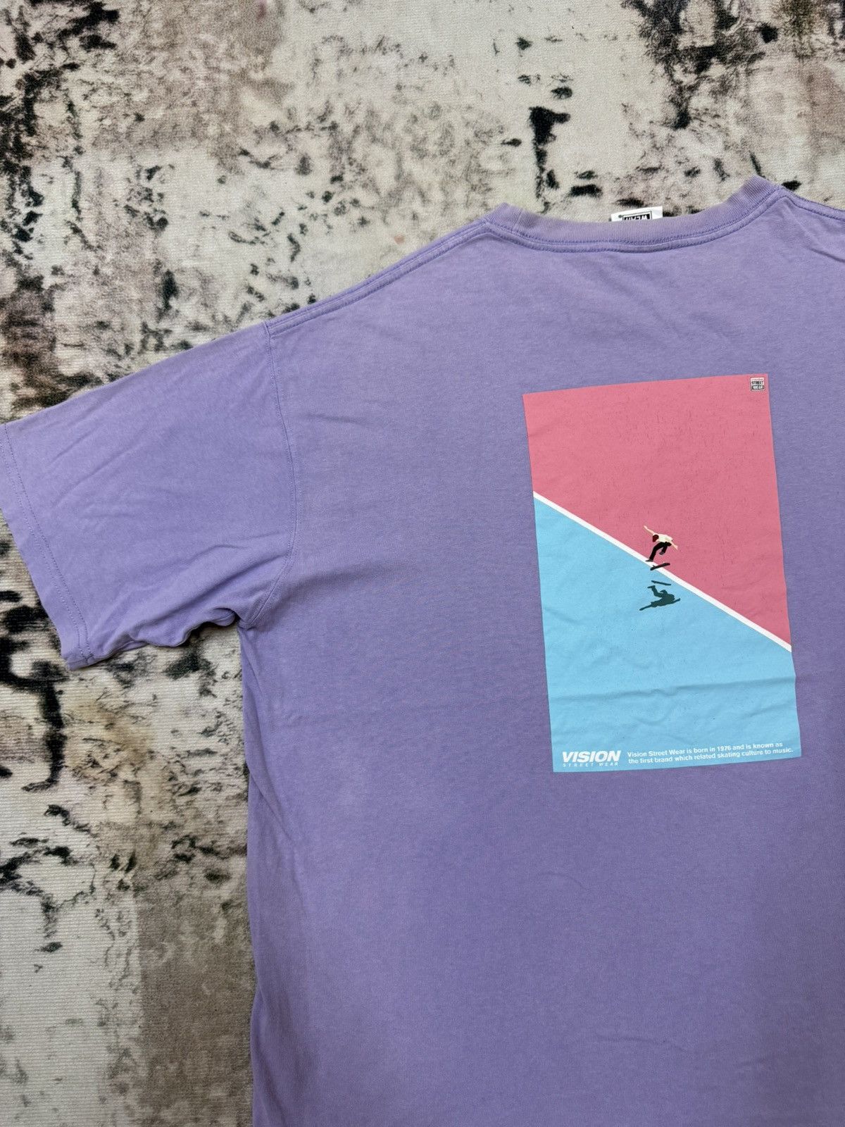 Japanese Brand × Vision Streetwear Vision Streetwear Backhit Skrin Boxy Tshirt Size US XL / EU 56 / 4 - 10 Thumbnail