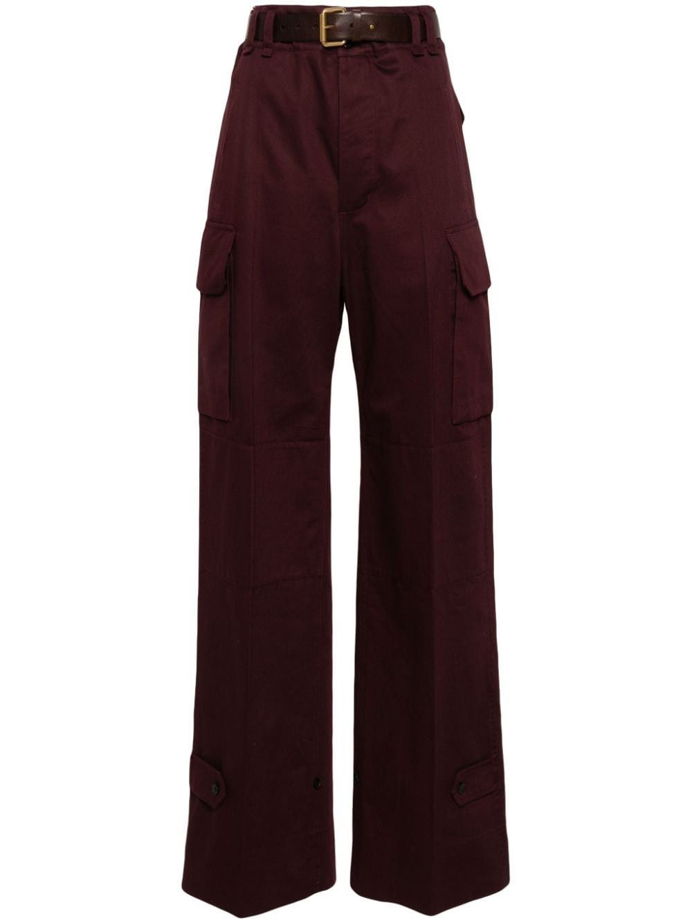 Cassandre cargo pants in cotton gabardine