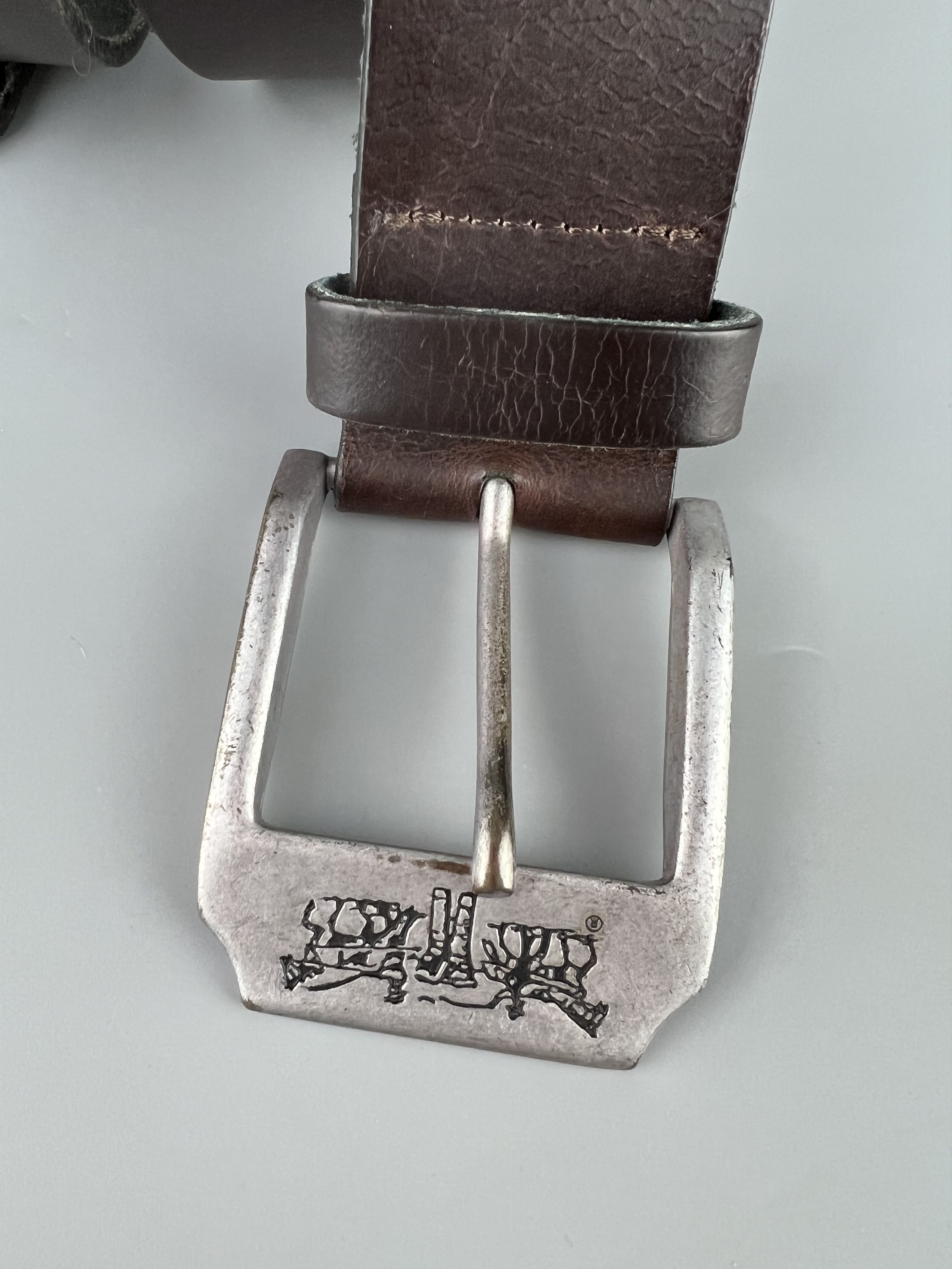 Levi's × Vintage Levis Vintage Bovine Leather Belt Size 34/85 Size ONE SIZE - 2 Thumbnail