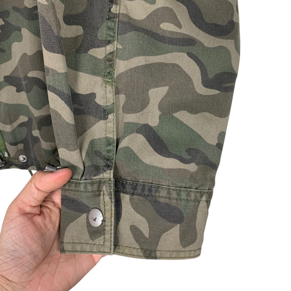 Japanese Brand COLONY 2139 Jungle Camo Hoodie Jacket Parka #2415-C108 Size US S / EU 44-46 / 1 - 14 Thumbnail