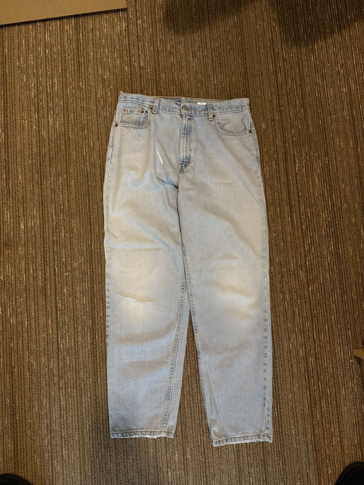 Levi's Vintage Clothing Levi’s 560 TM Light Blue Loose Fit Straight Jeans Size US 32 / EU 48 - 1 Thumbnail