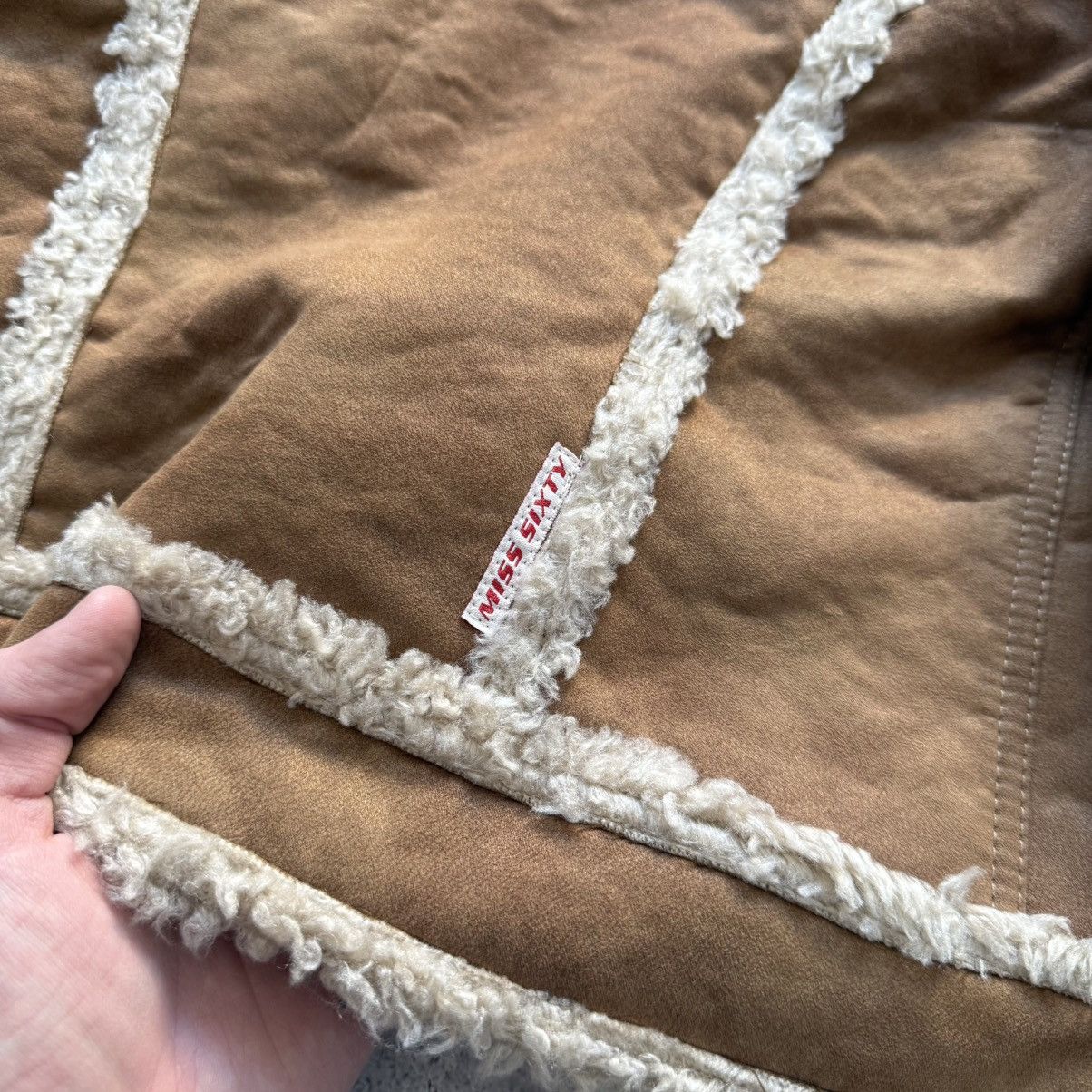 Miss Sixty Vintage Miss Sixty Sheepskin Coat Jacket Size M / US 6-8 / IT 42-44 - 10 Thumbnail