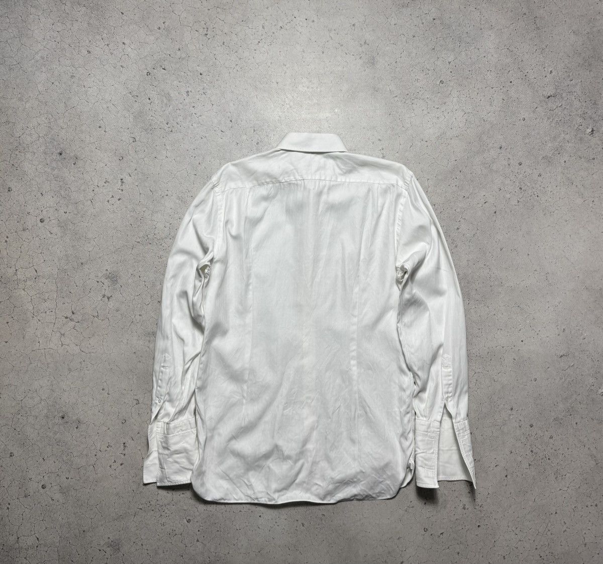 Tom Ford Tom Ford Luxury Button Up White Shirt Size US L / EU 52-54 / 3 - 11 Thumbnail