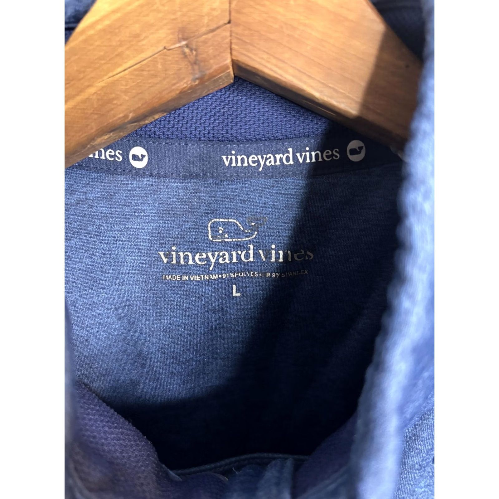 Vineyard Vines Vineyard Vines Pullover Mens Large Blue Quarter Zip Performance Sweater Outdoors Size US L / EU 52-54 / 3 - 3 Thumbnail