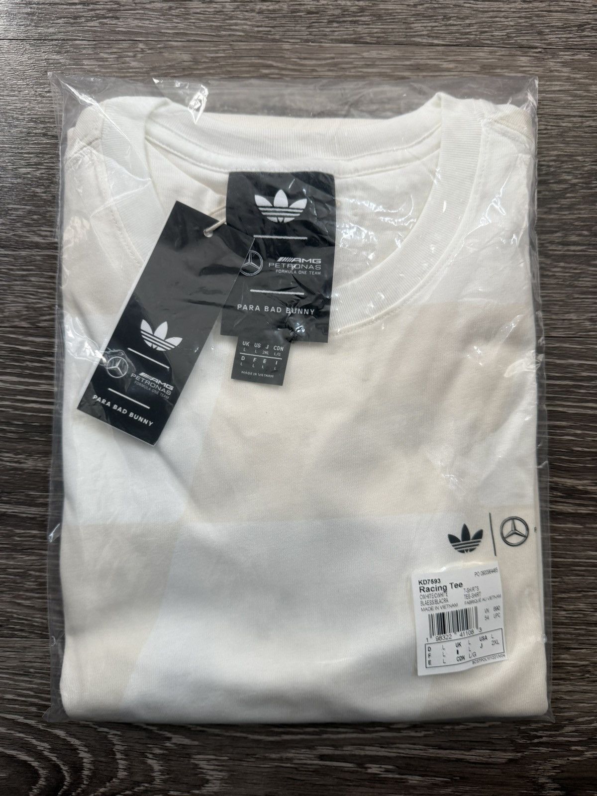 Adidas Bad Bunny Mercedes Benz Adidas Racing Shirt Size US L / EU 52-54 / 3 - 1 Thumbnail
