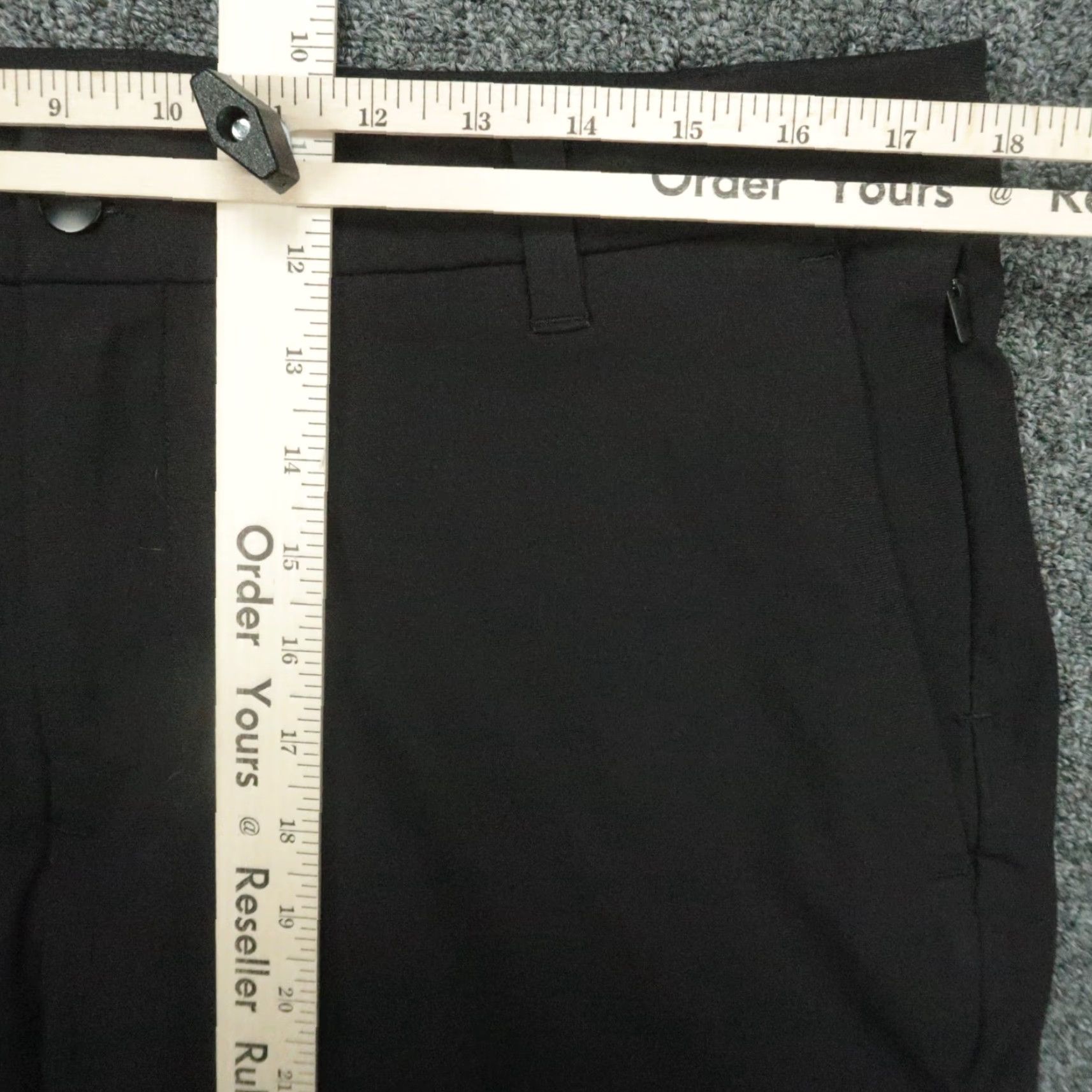 Lululemon Lululemon Commission Pants Men 36x31 Black Classic 5-Pocket Chino Trousers Warpstreme Regular Fit Front Flat Back Size US 36 / EU 52 - 7 Thumbnail