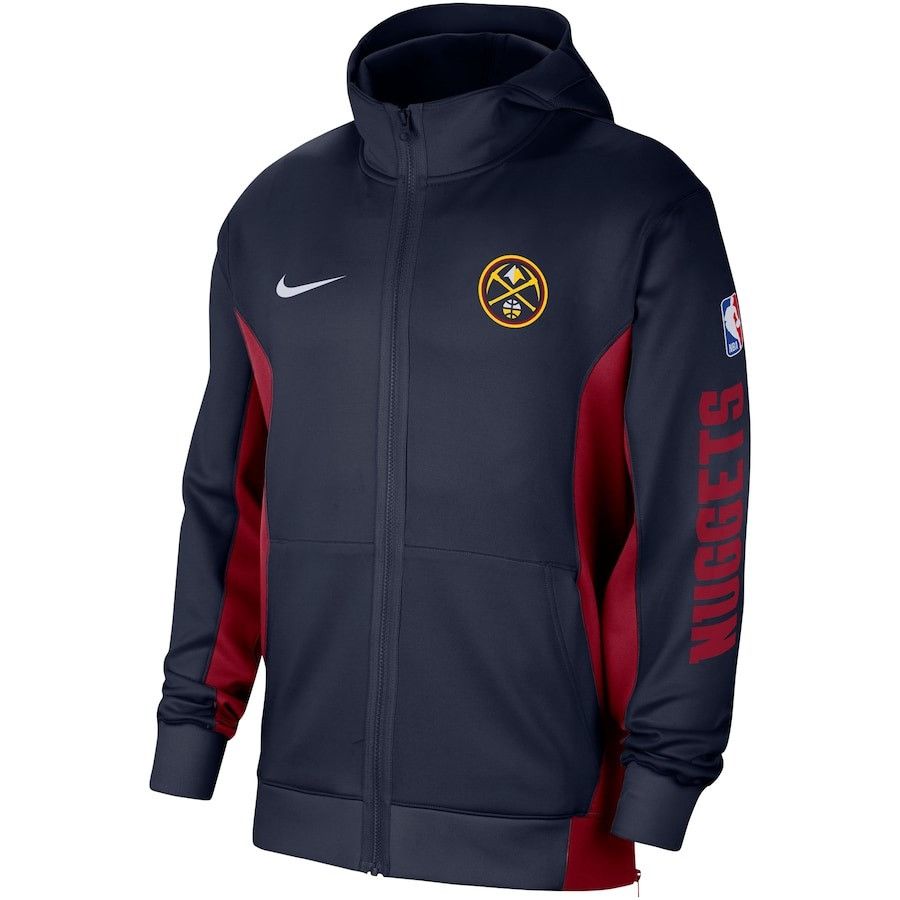 Nike Denver Nuggets Nike Authentic NBA Showtime Full-Zip Hoodie Size US M / EU 48-50 / 2 - 2 Thumbnail