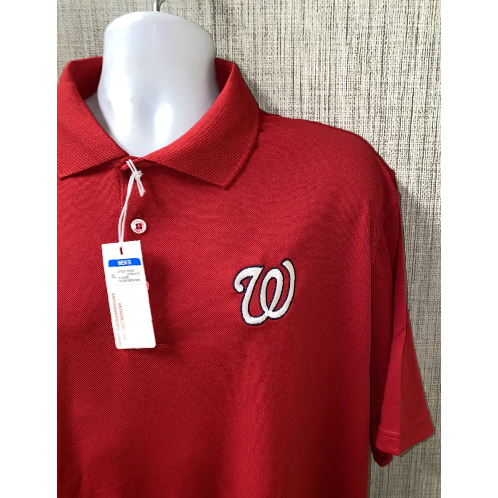 Vintage Antigua Polo Shirt Men's Red XL NWT Short Sleeve Golf Pique Xtra-Lite Polo Shirt Size US XL / EU 56 / 4 - 2 Thumbnail