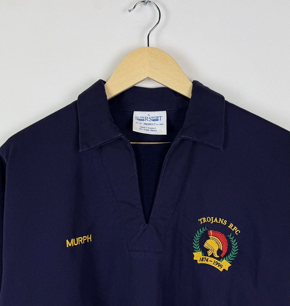 Other Trojans 1874 Murph RFC Rugby Football Super Sport Jacket Top Size US L / EU 52-54 / 3 - 2 Thumbnail
