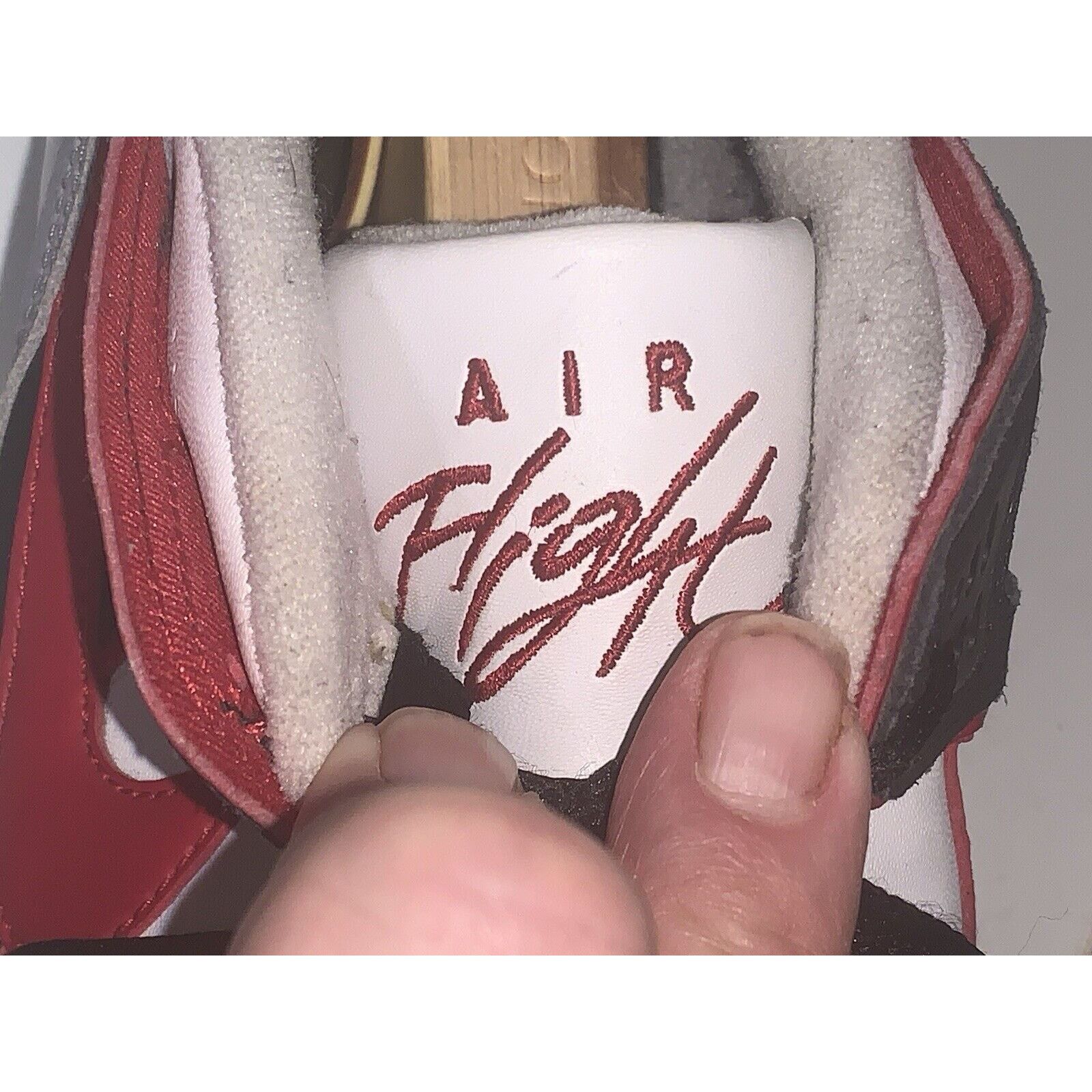 Nike Nike Air Flight Condor Mens Sz 11 White Red Gray 344575-163 Size US 11 / EU 44 - 5 Thumbnail