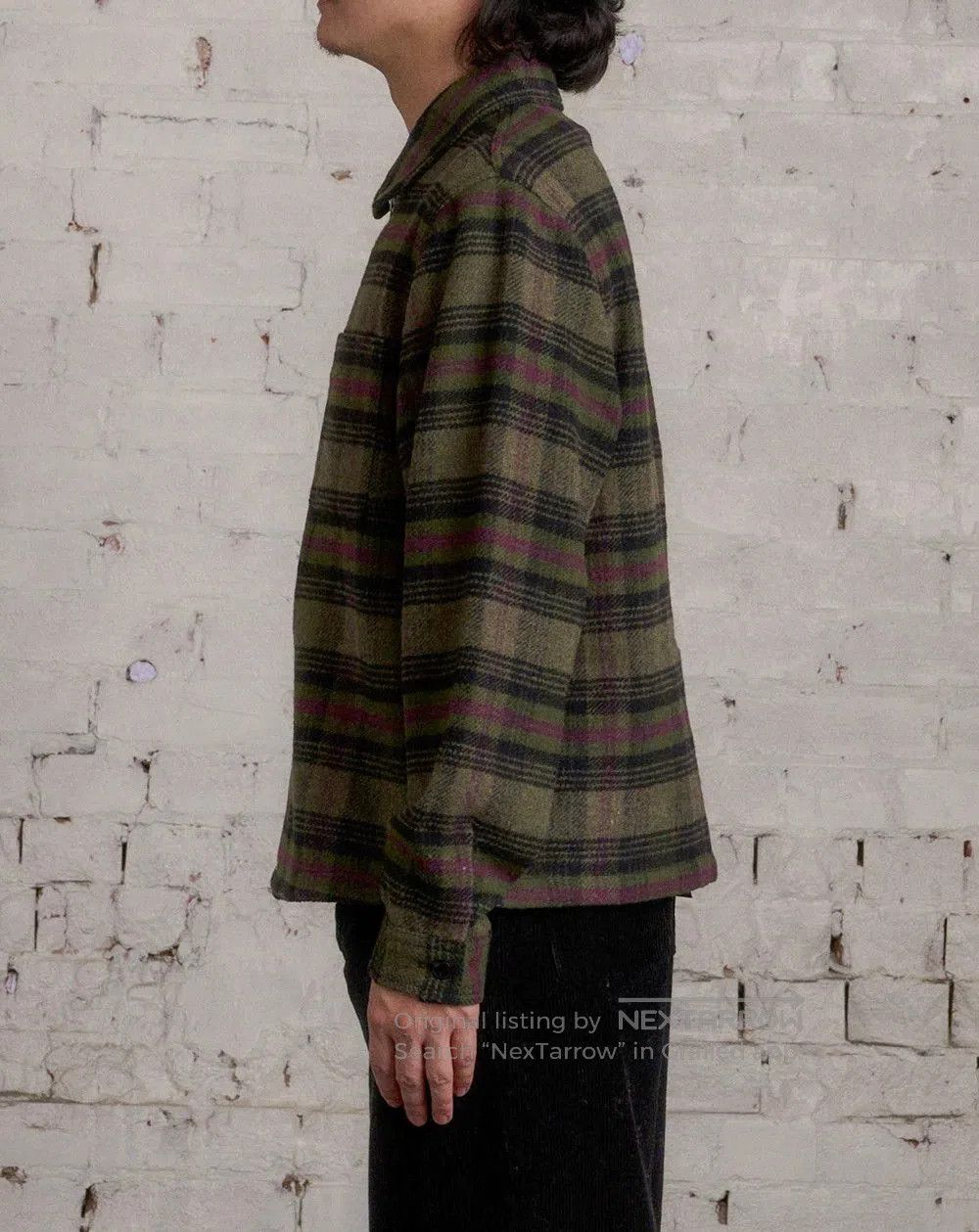 Stussy Stussy Reed Wool Plaid Zip Shirt. Size US XL / EU 56 / 4 - 9 Thumbnail