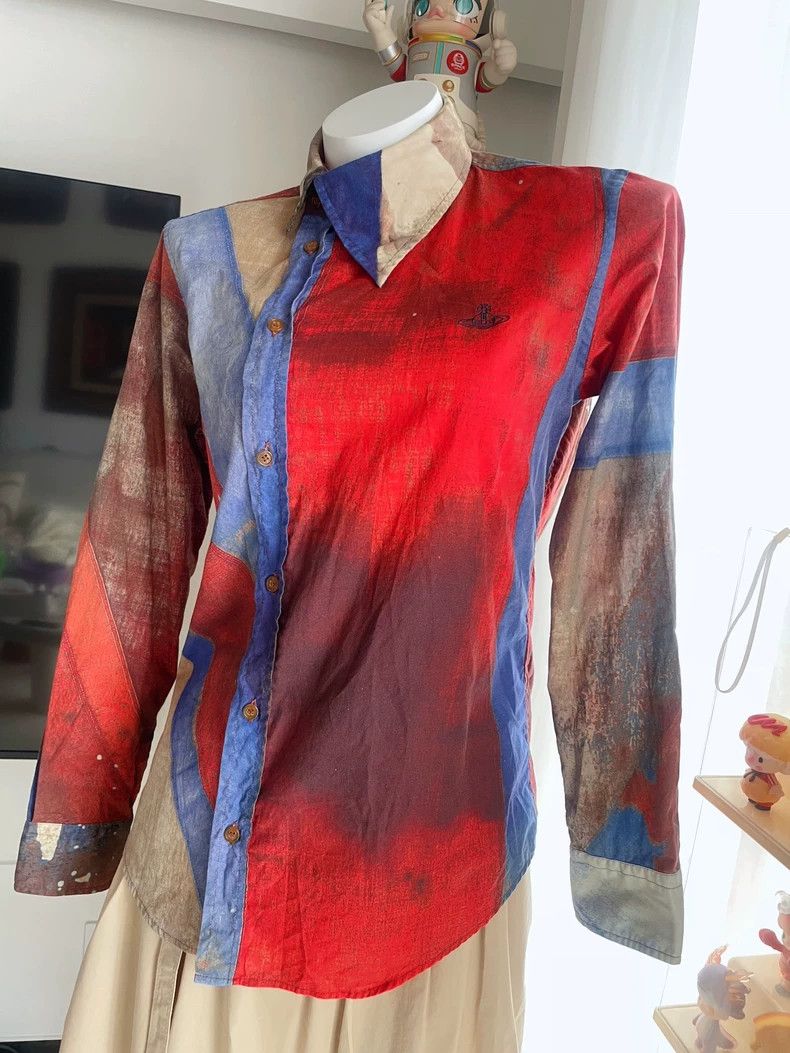 Vivienne Westwood Vivienne Westwood size44 Ink painting. Skirted long-sleeved Size M / US 6-8 / IT 42-44 - 2 Thumbnail