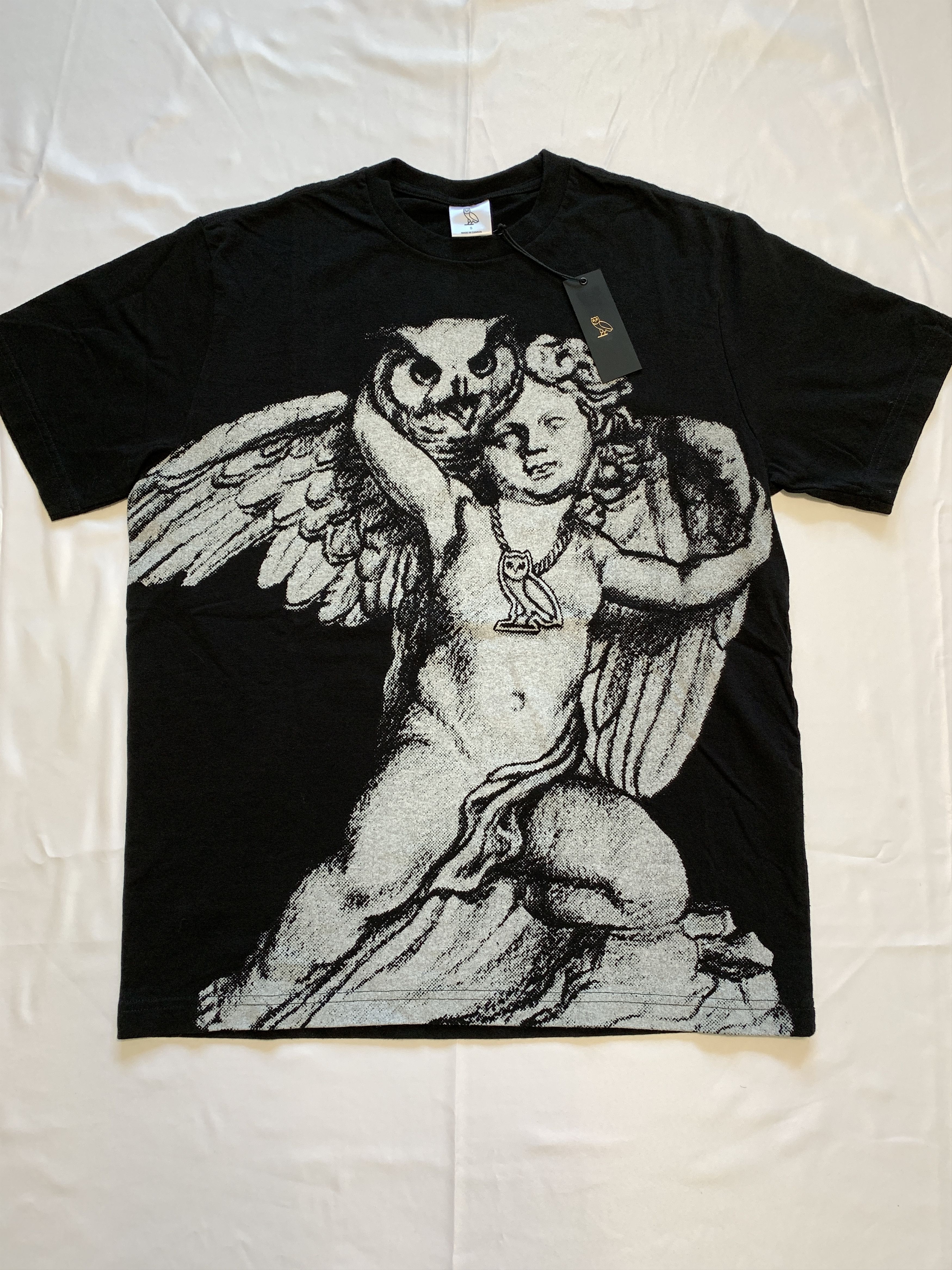 Drake OVO CHERUB CUPID OWL T-SHIRT TEE Size US S / EU 44-46 / 1 - 4 Thumbnail