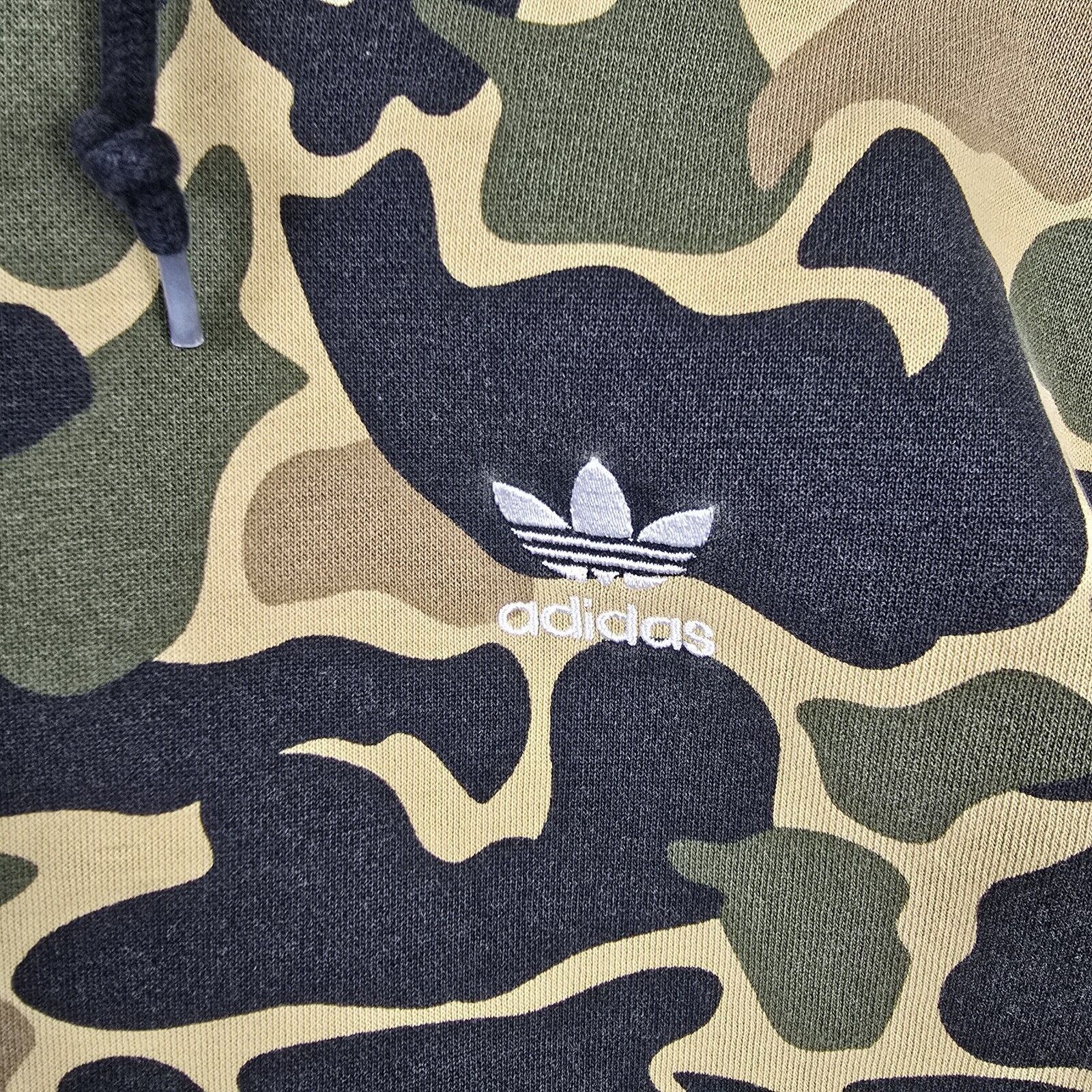 Adidas Adidas Camo Fade Hoodie Mens Size Small Trefoil Dip Dyed Size US S / EU 44-46 / 1 - 4 Thumbnail