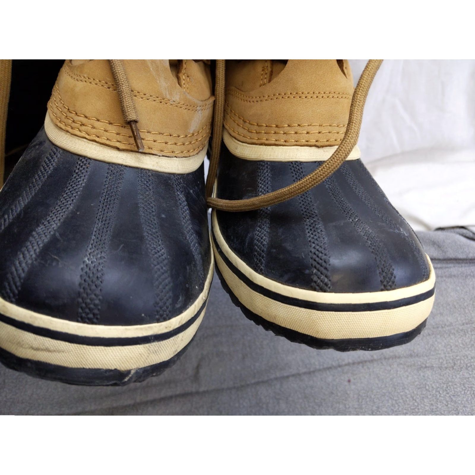 SOREL Sorel Womens Snow Boot Mid-Calf Brown Nubuck Waterproof Insulated Lined Lace Up 11 US 42 EU Size US 11 / IT 41 - 4 Thumbnail