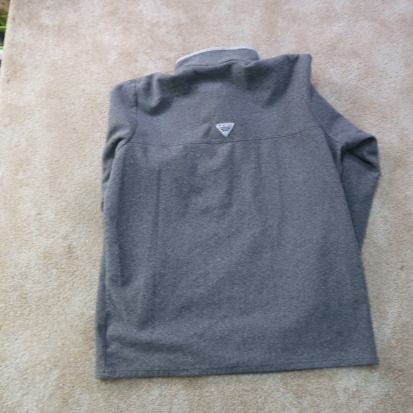 Vintage VINTAGE Columbia Sweatshirt PFG T snap Fleece Gray XL Men’s Long Sleeve Pullover Mock Neck Zip Pocket Regular Quiet? Size US XL / EU 56 / 4 - 7 Thumbnail
