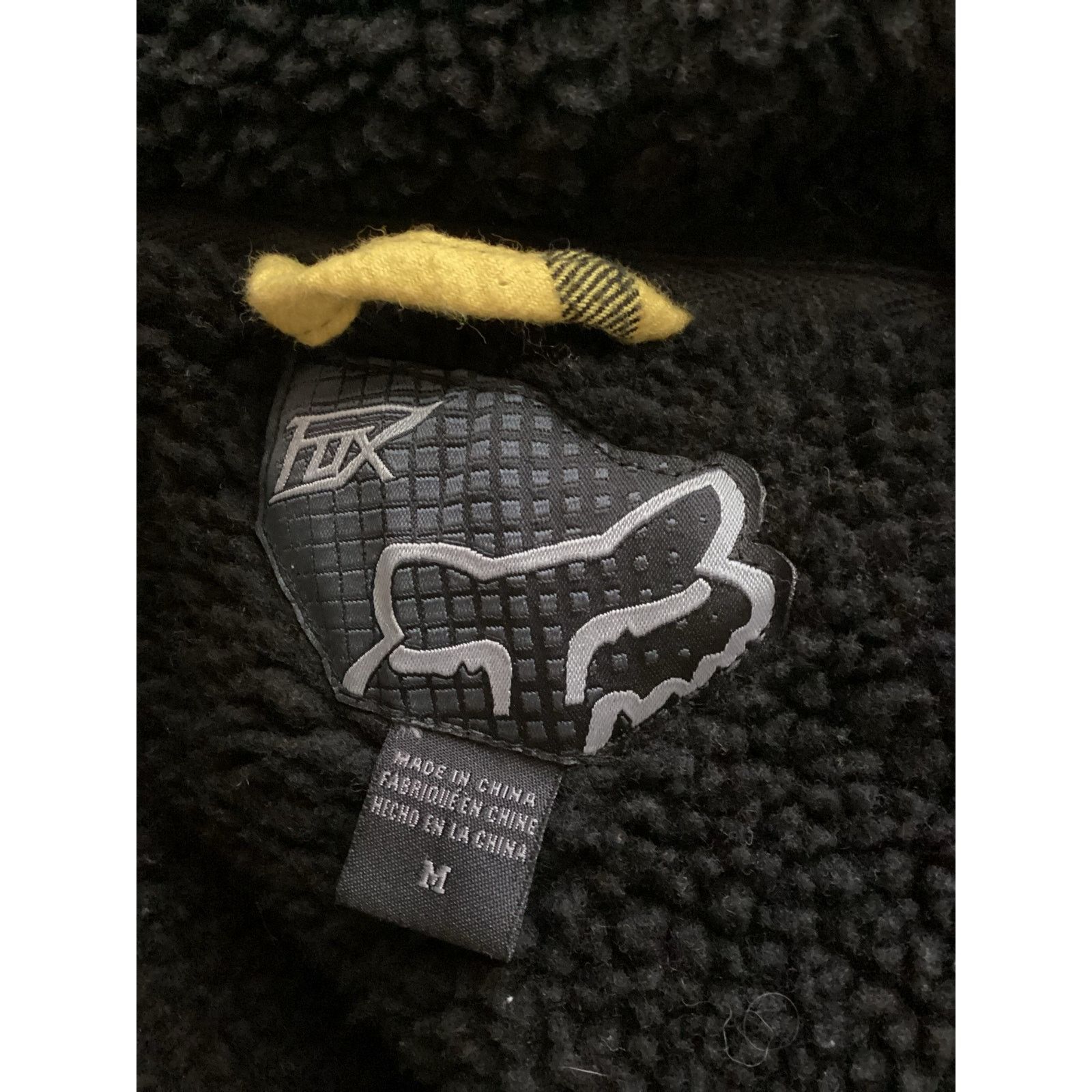 Fox Racing Fox Racing Zip Up Hoodie Jacket Medium Plaid Sherpa Lined Size US M / EU 48-50 / 2 - 7 Thumbnail