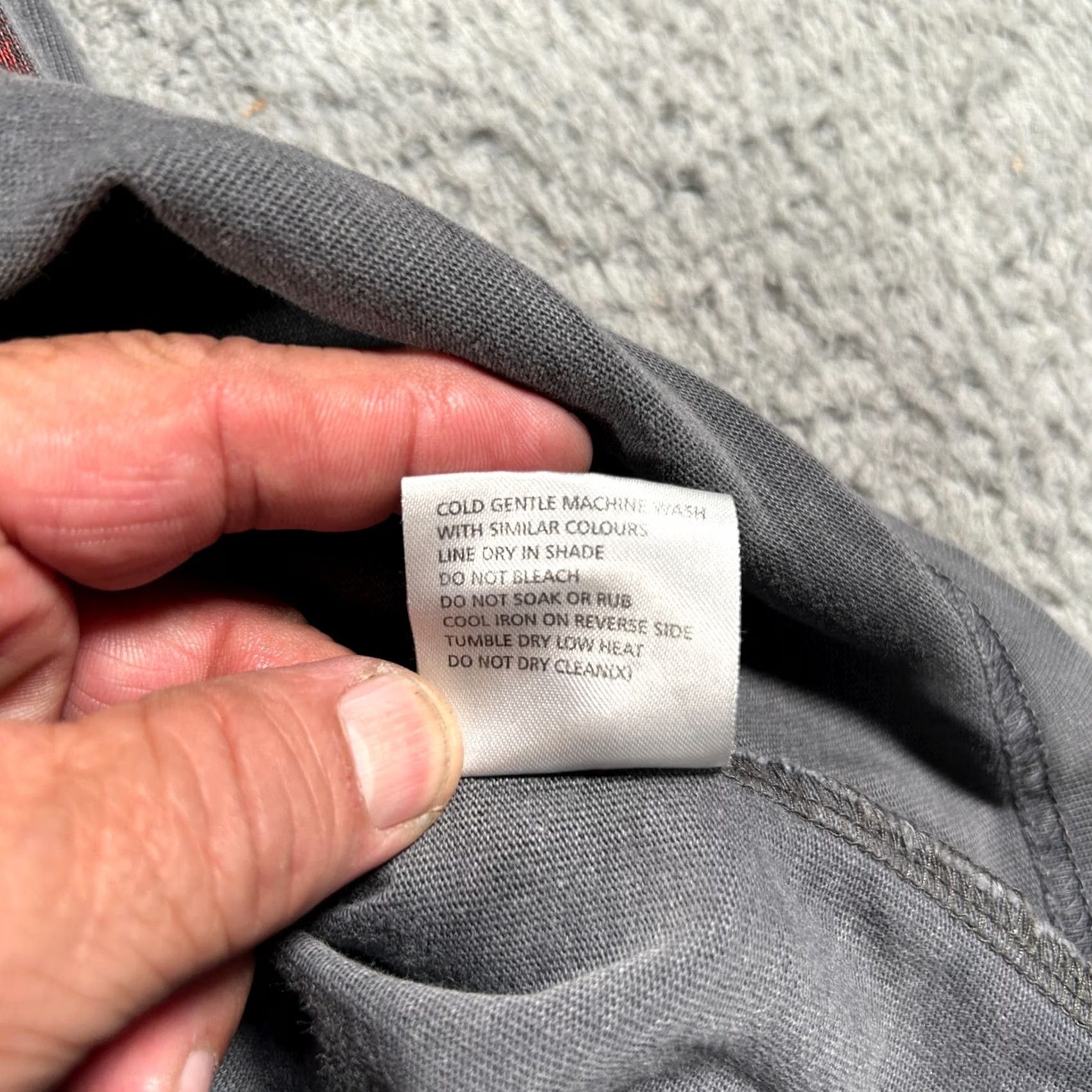 Vintage 404 Shirt Men Medium Gray Tee Short Sleeve Collared Pullover Cotton Linen Lightweight Breathable Embroidered Solid Country Club T-Shirt Size US M / EU 48-50 / 2 - 5 Thumbnail