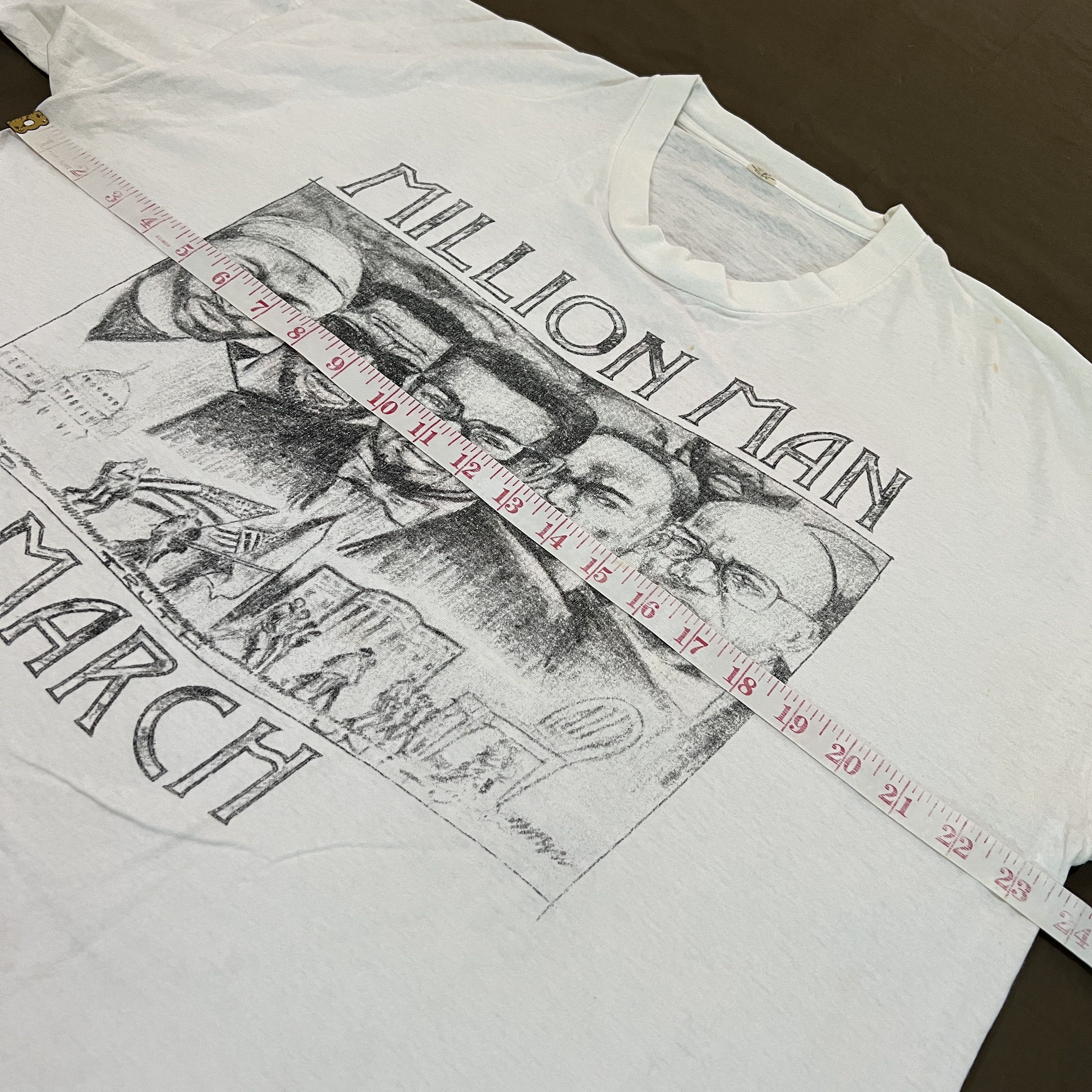Rap Tees Vintage 90s Million Man March God truth unity Promo Tee XL Size US XL / EU 56 / 4 - 15 Thumbnail
