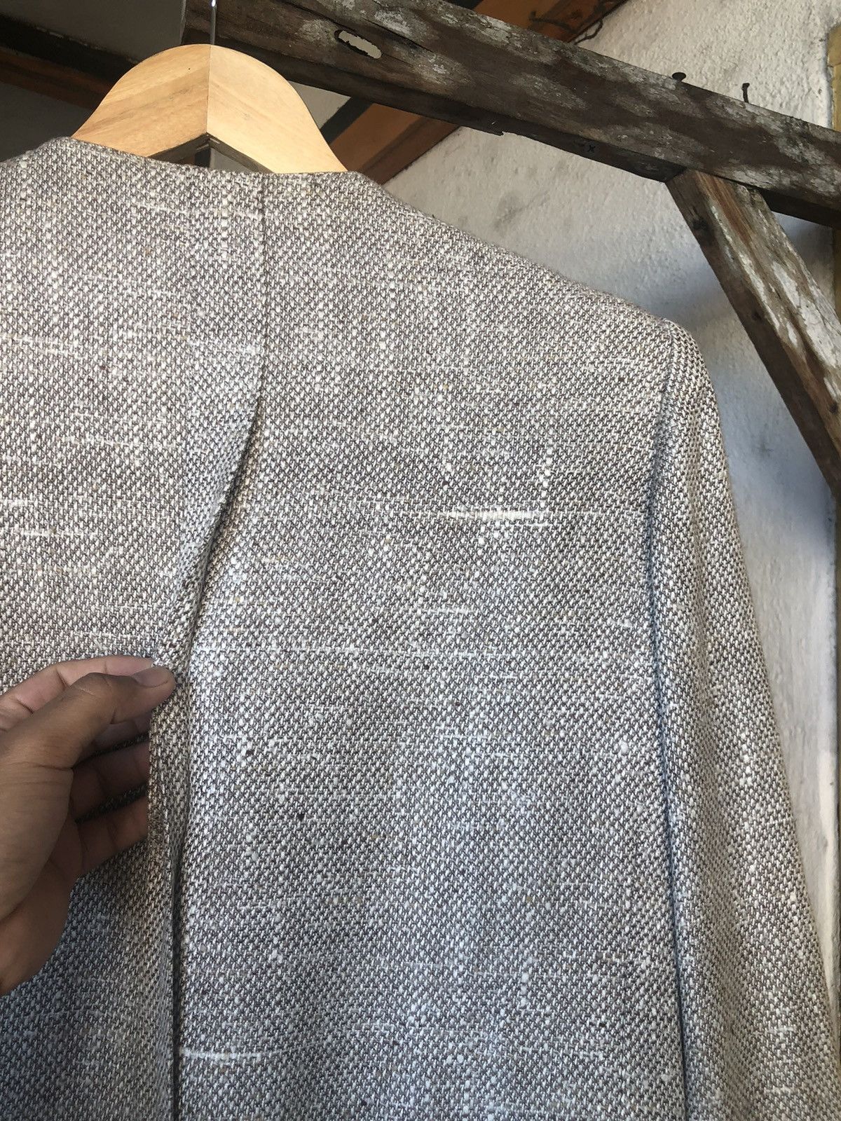 Christian Dior Monsieur Vintage Christian Dior Tweed Cupra Blazer Jacket Size M / US 6-8 / IT 42-44 - 14 Thumbnail
