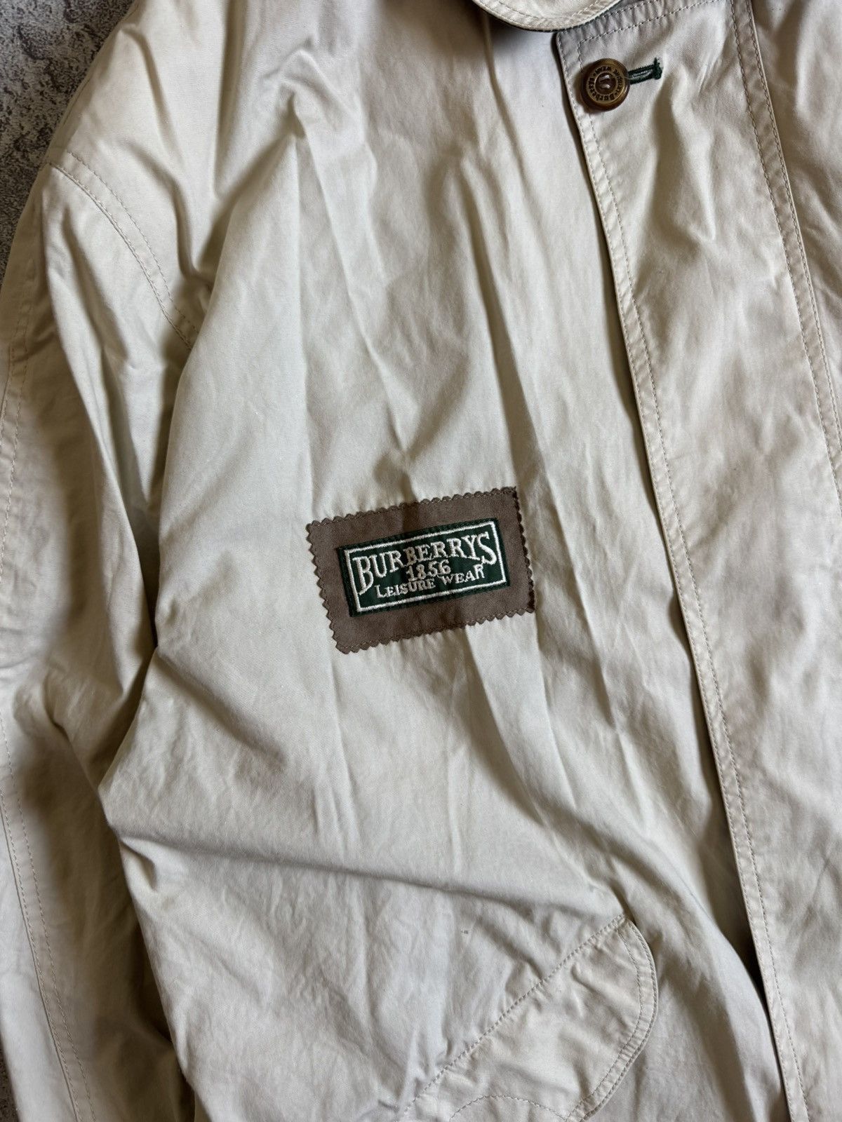 Burberry Vintage Burberry Trench Button Zip Coat Nova Check Jacket Size US XL / EU 56 / 4 - 5 Thumbnail
