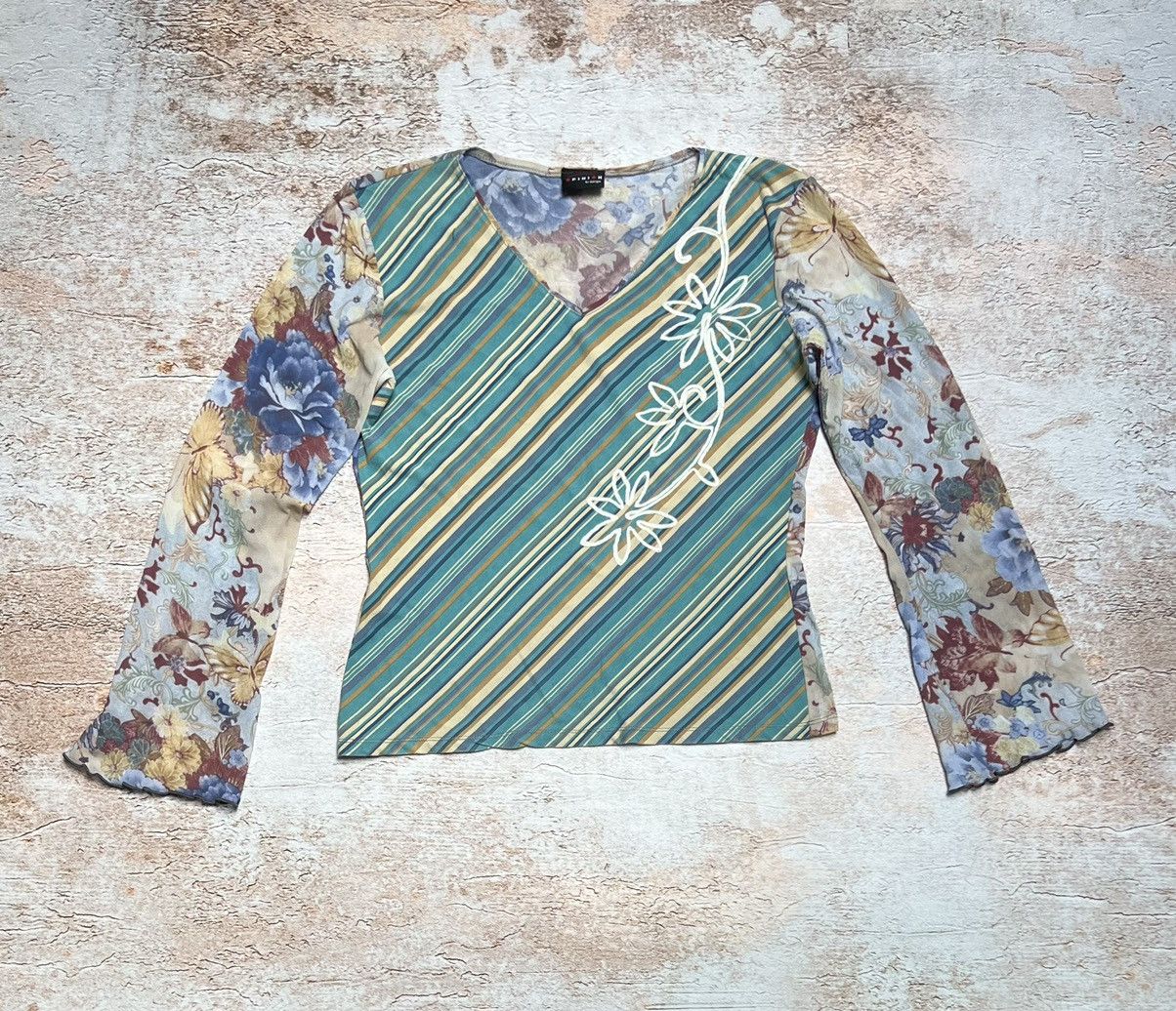 Vintage Vintage Opinion Japanese mesh long sleeve Size S / US 4 / IT 40 - 1 Thumbnail