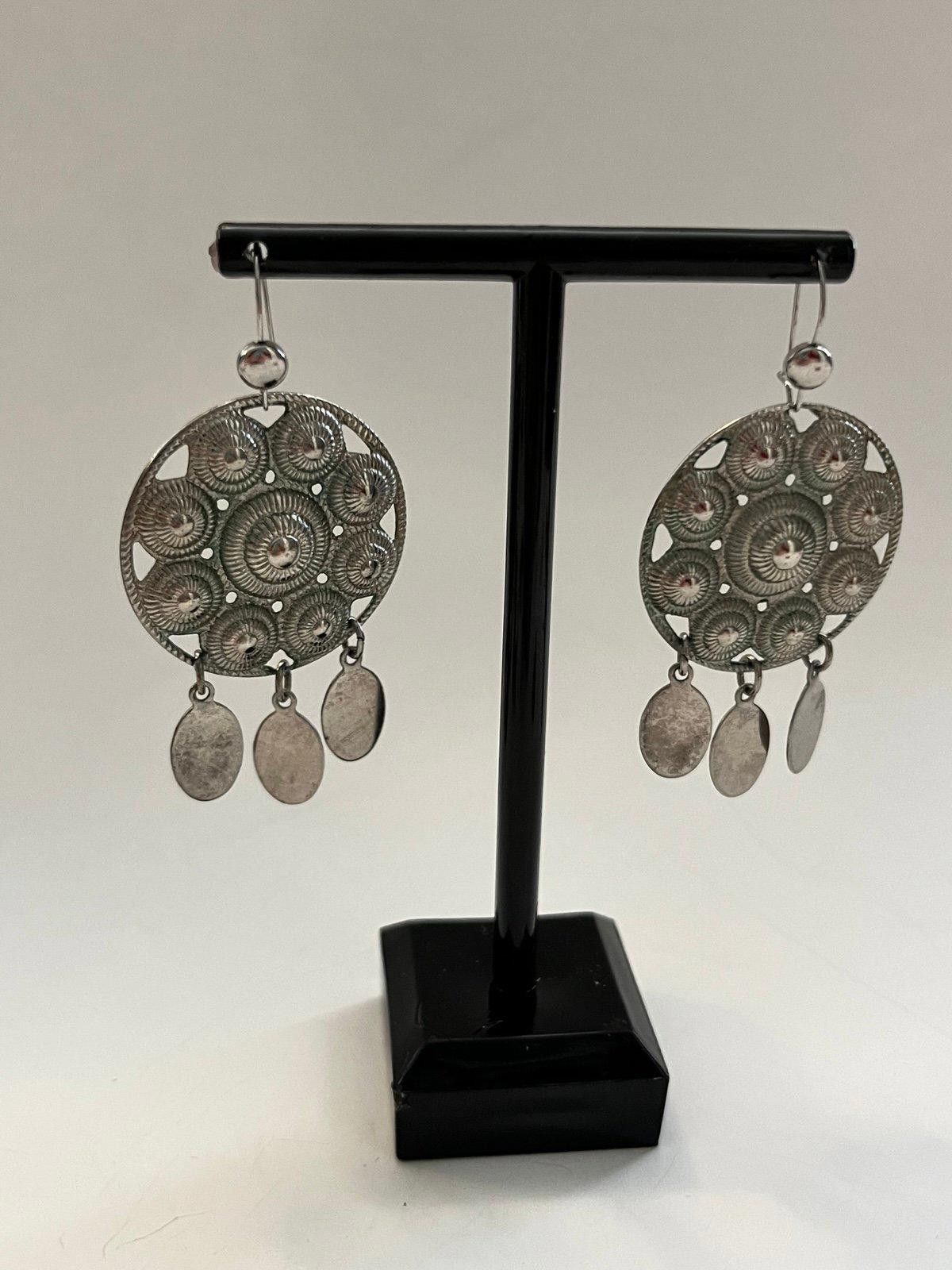 Other HANDMADE SILVER BALL DANGLE EARRINGS Size ONE SIZE - 1 Thumbnail