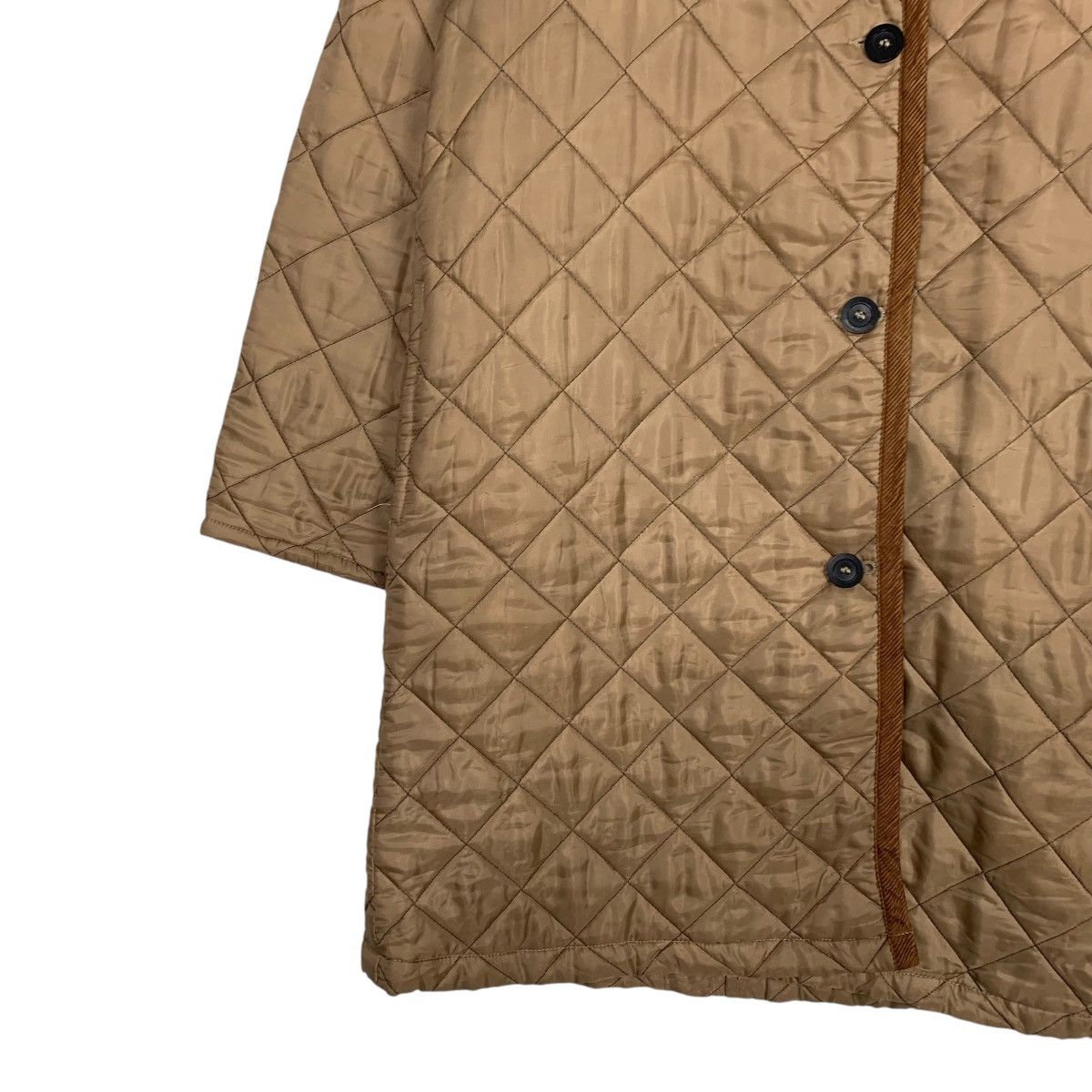 Other Beaver Of Bolton Hooded Quilted Coat Made In England Size M / US 6-8 / IT 42-44 - 3 Thumbnail