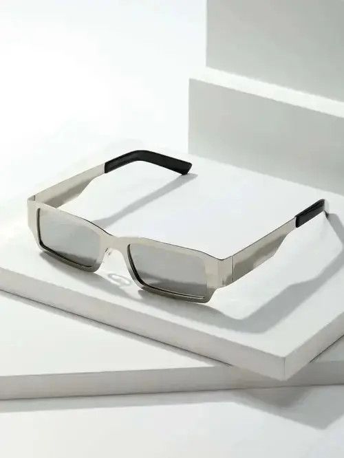 Electric Visual Retro Punk Kurt Cobain Style Sunglasses Square Frame Size ONE SIZE - 3 Thumbnail