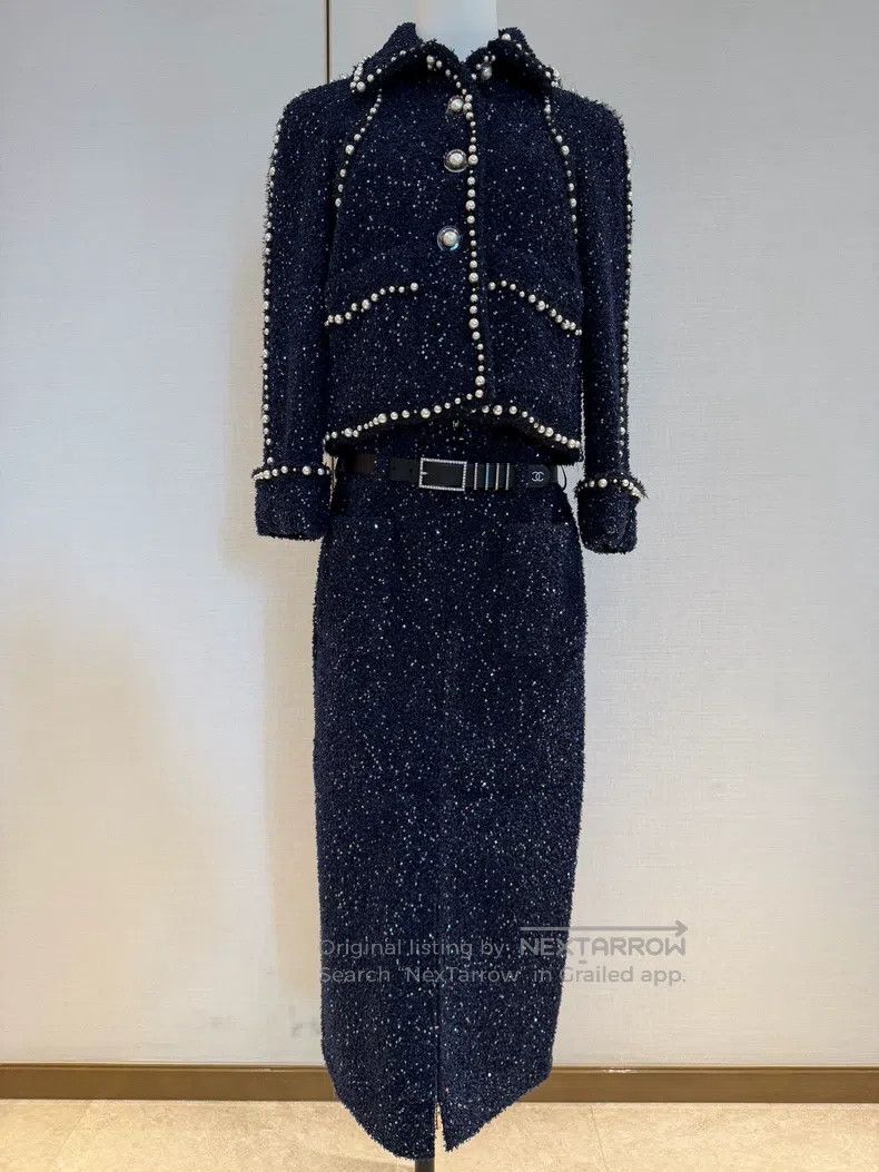 Chanel Chanel 17-year-old ground control series blue pearl sequin Size XS / US 0-2 / IT 36-38 - 1 Thumbnail