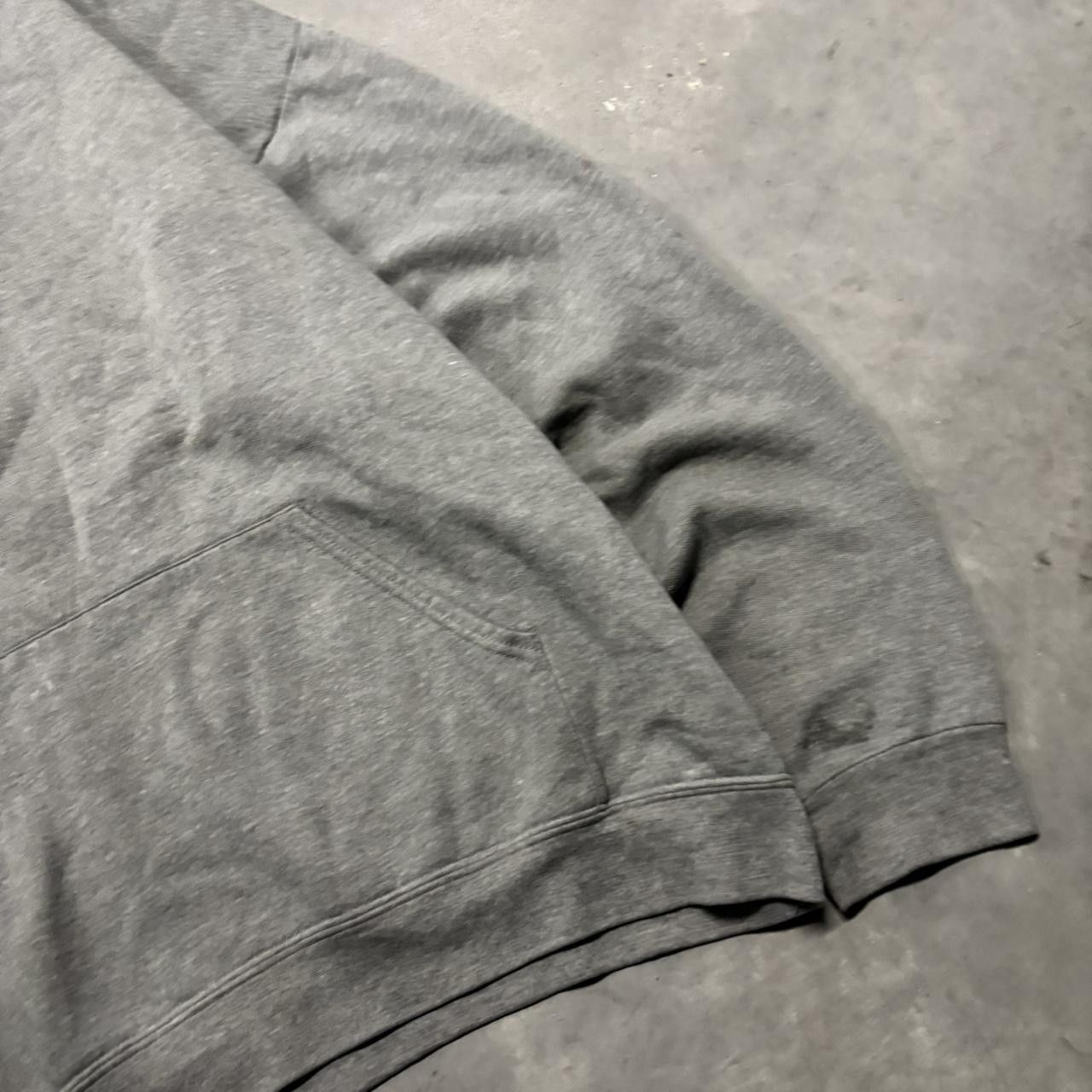 Japanese Brand × Vintage Crazy Vintage Y2K/2000s Light Grey Blank Essential Hoodie! Size US L / EU 52-54 / 3 - 4 Thumbnail