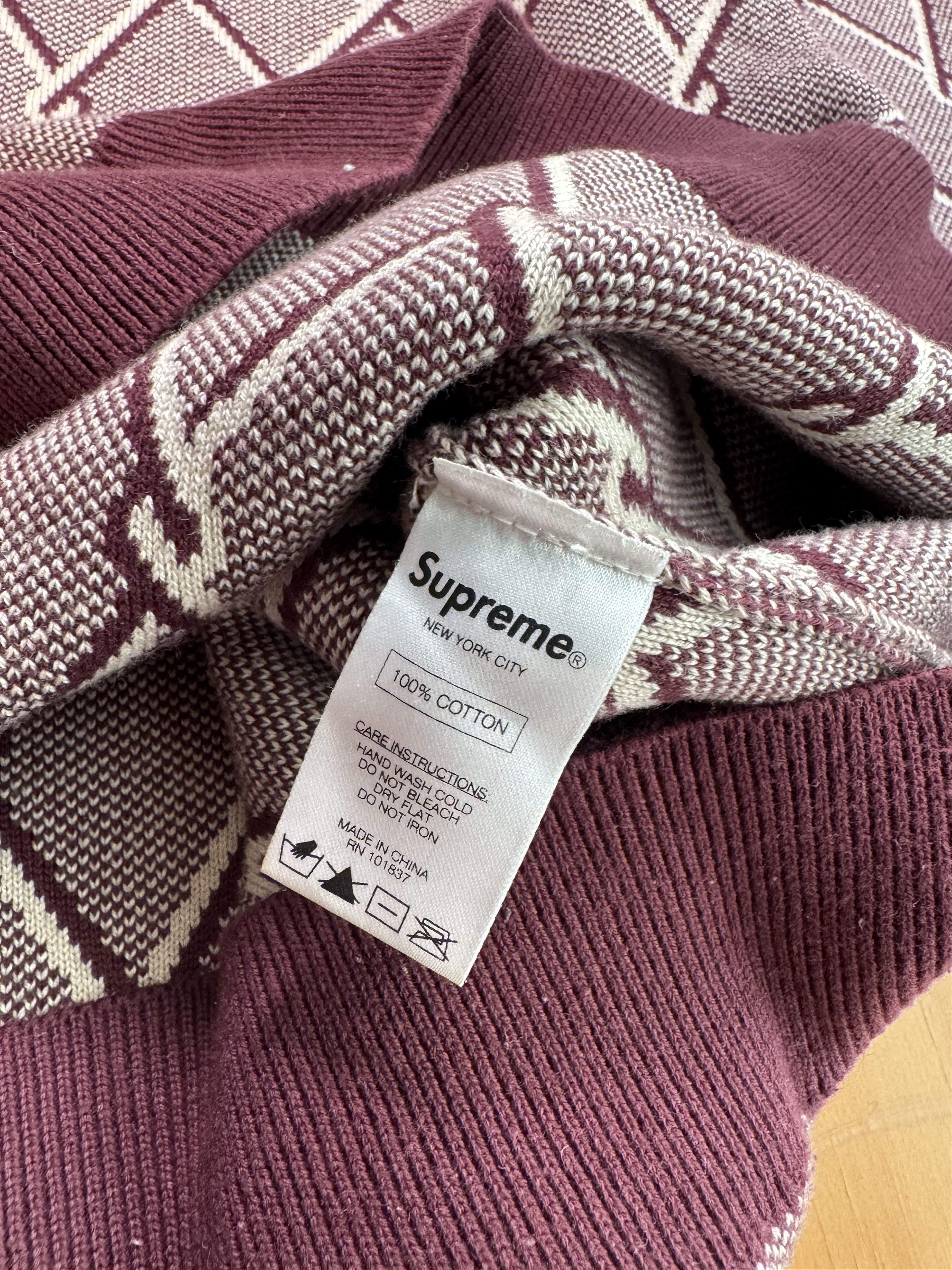 Supreme Supreme FW14 Chain Link Fence Sweater Size US M / EU 48-50 / 2 - 5 Thumbnail