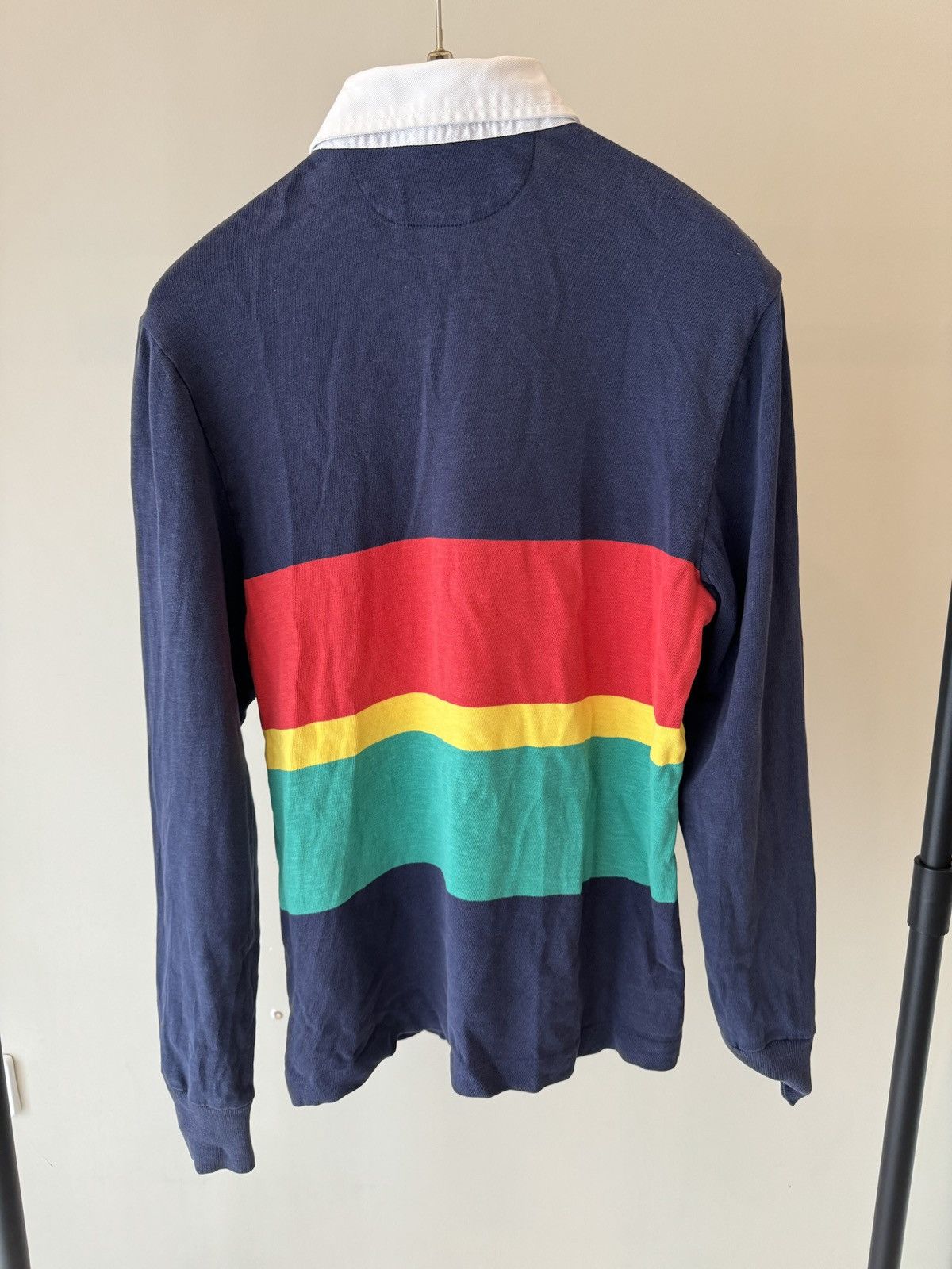Polo Ralph Lauren Ralph Lauren Vintage Rugby Rasta Size US S / EU 44-46 / 1 - 3 Thumbnail