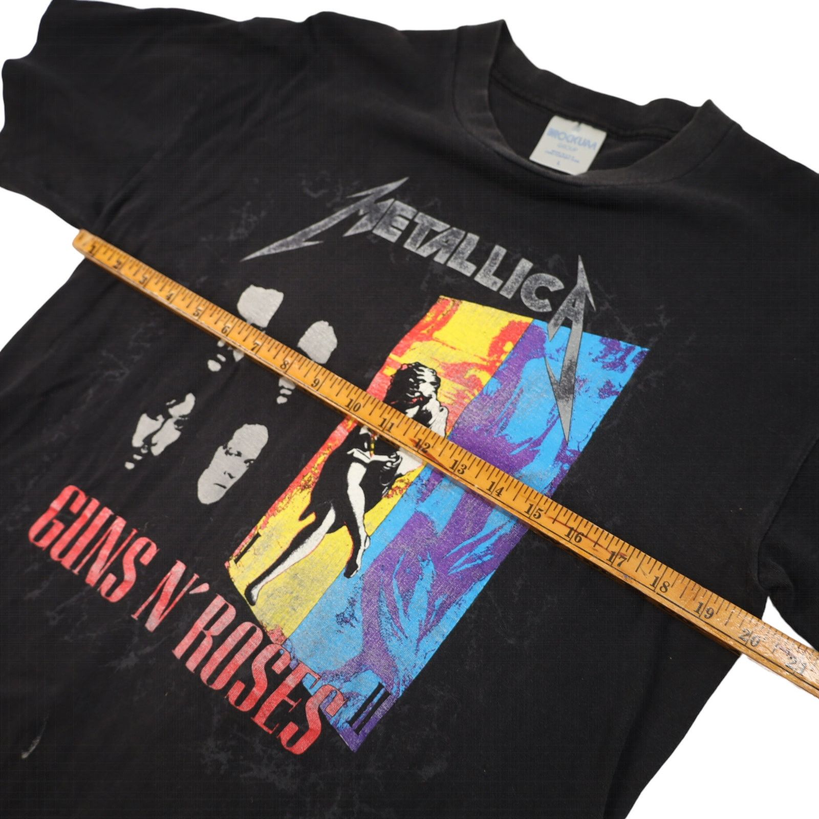 Band Tees × Brockum × Vintage Vintage 1992 Metallica & Guns N' Roses Graphic Tour T Shirt Size US L / EU 52-54 / 3 - 6 Thumbnail