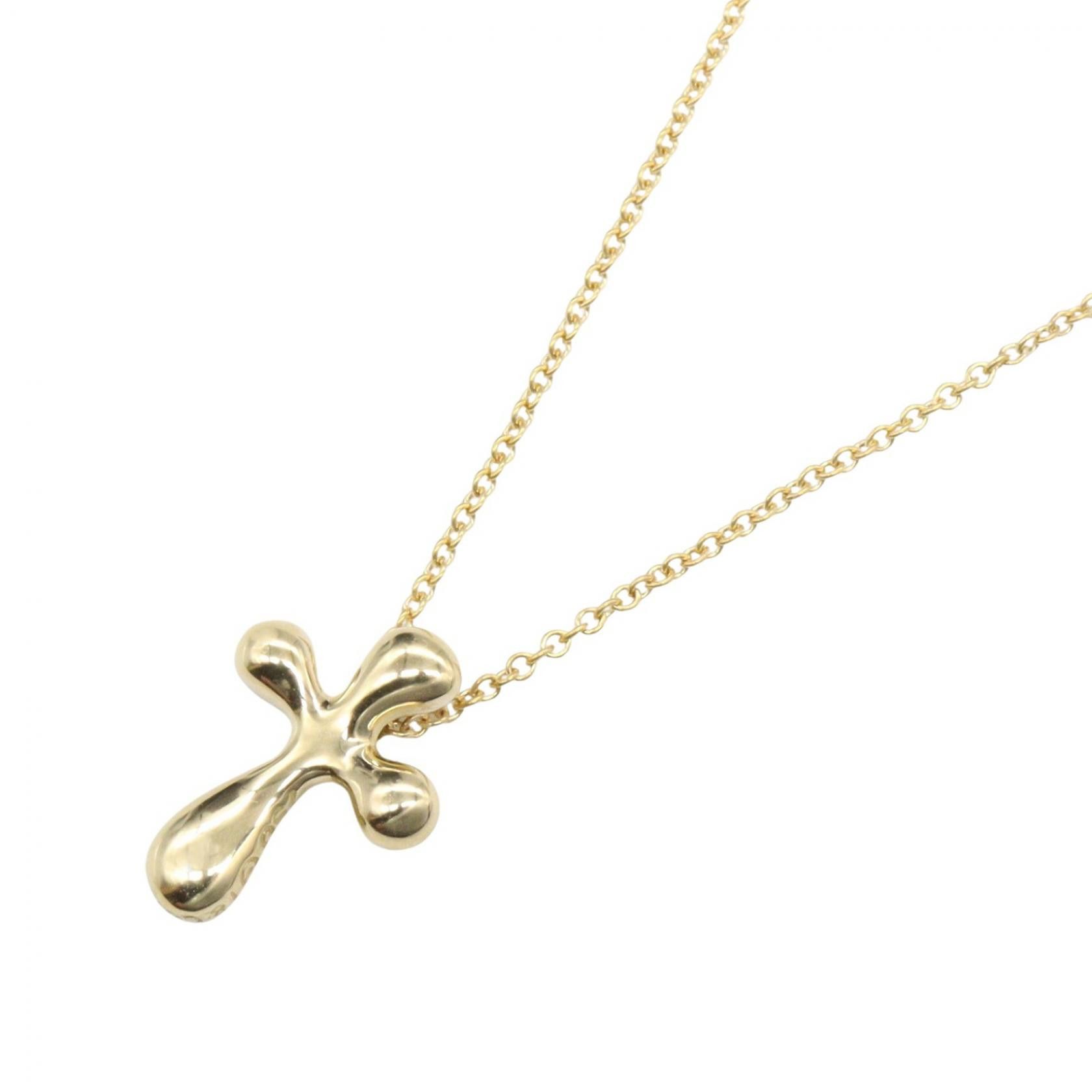 Tiffany & Co. Tiffany & Co. Tiffany & Co. Cross Au750 Necklace Precious Metal Necklace DUTY FREE for USA Size ONE SIZE - 1 Thumbnail