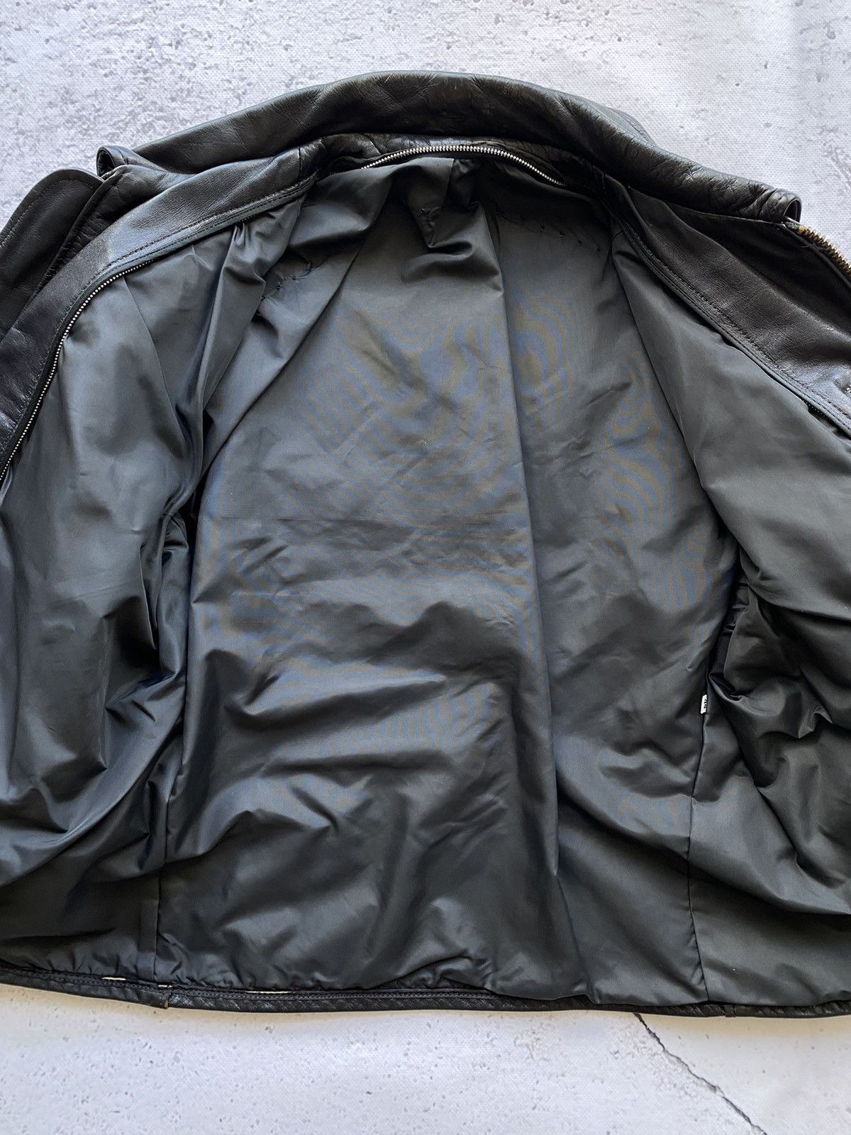 Other Steinmark men’s rare leather motorcycle jacket talon zipper Size US S / EU 44-46 / 1 - 13 Thumbnail
