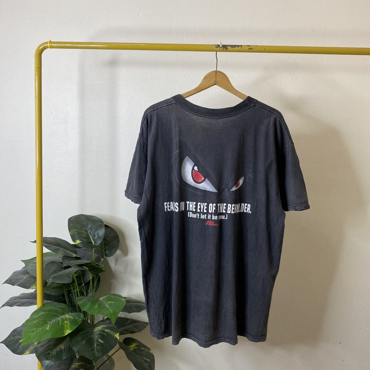 No Fear Vintage 1990s No Fear Skateboard Faded Black Skater T Shirt Size US XL / EU 56 / 4 - 1 Thumbnail