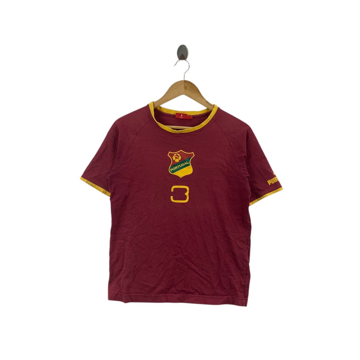 Puma PUMA x PORTUGAL PEPE National Team Football Tee Shirt Top Size S / US 4 / IT 40 - 1 Thumbnail
