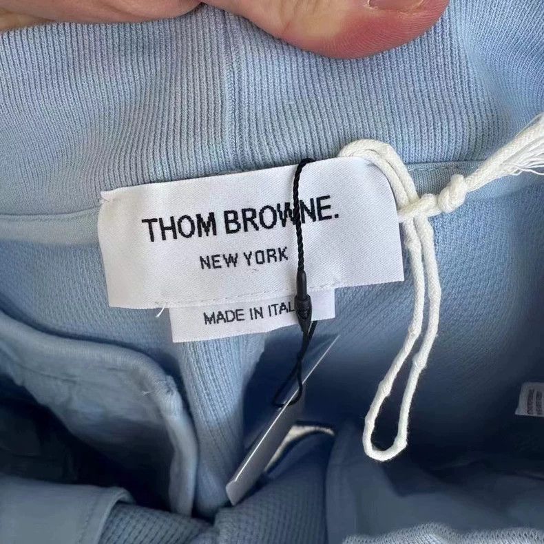 Thom Browne Thom browne Blue waffe sweatpants 2504-Nextarrow Size US 28 / EU 44 - 2 Thumbnail