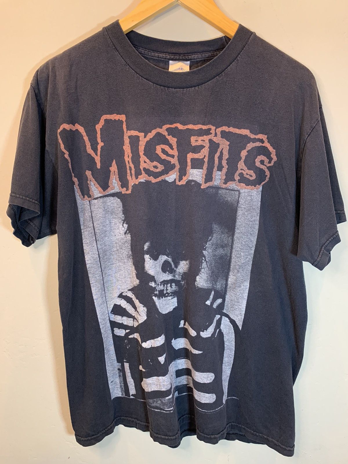 Band Tees × Misfits × Vintage RARE* Vintage Misfits Portrait Glenn Danzig Faded Band Shirt Size US L / EU 52-54 / 3 - 1 Thumbnail