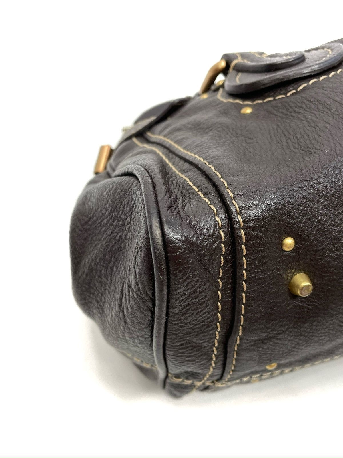 Chloe Chloé Paddington Medium Satchel Bag – Dark Brown Chocolate Size ONE SIZE - 9 Thumbnail