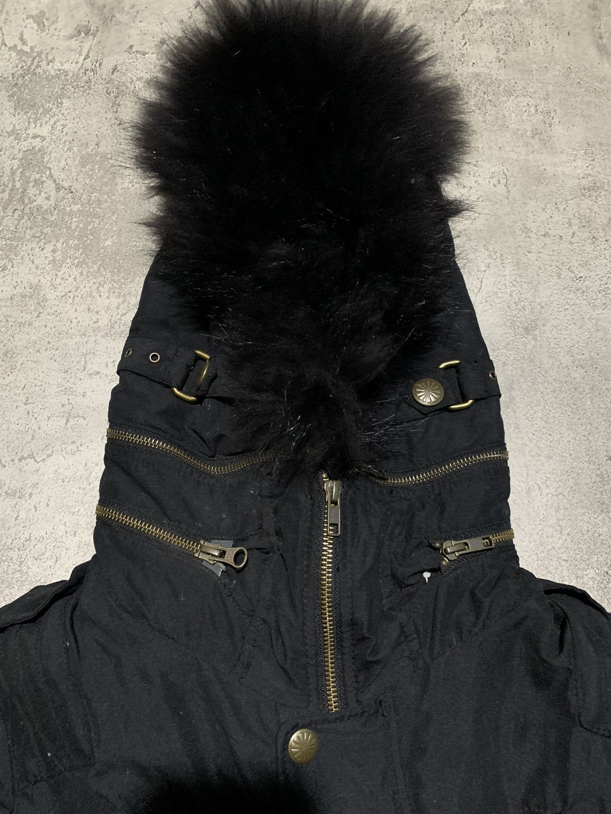 If Six Was Nine SLY JAPAN multi zipper convertible punk raccoon fur jacket Size US S / EU 44-46 / 1 - 5 Thumbnail