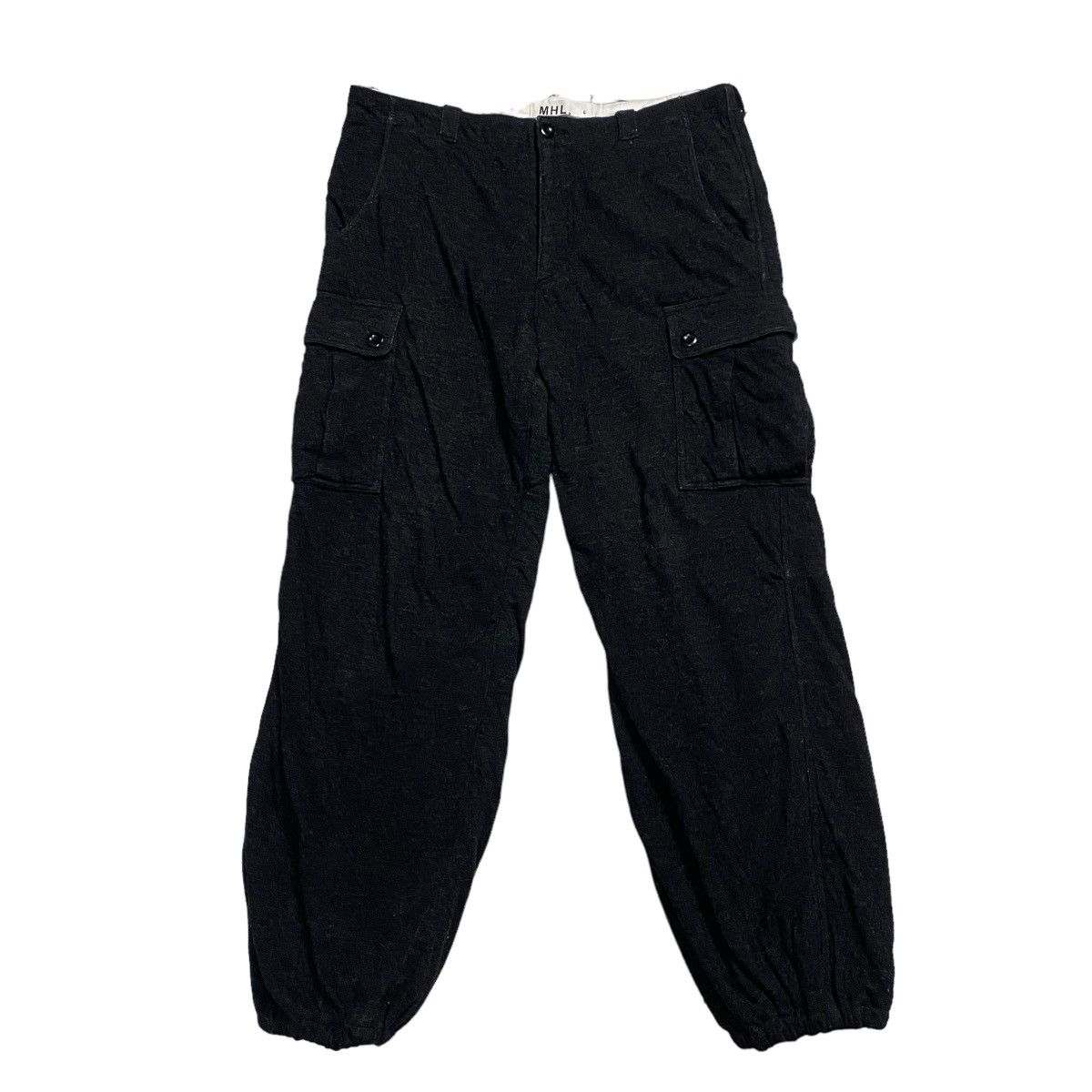image of Margaret Howell x Military Mhl Margarett Howell Tactical Cargo Pant in Black, Men's (Size 36)