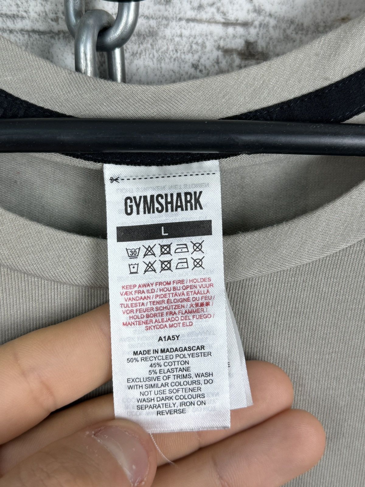 Gymshark Mens Gymshark react drop arm tank top T-shirt tee Size US L / EU 52-54 / 3 - 3 Thumbnail