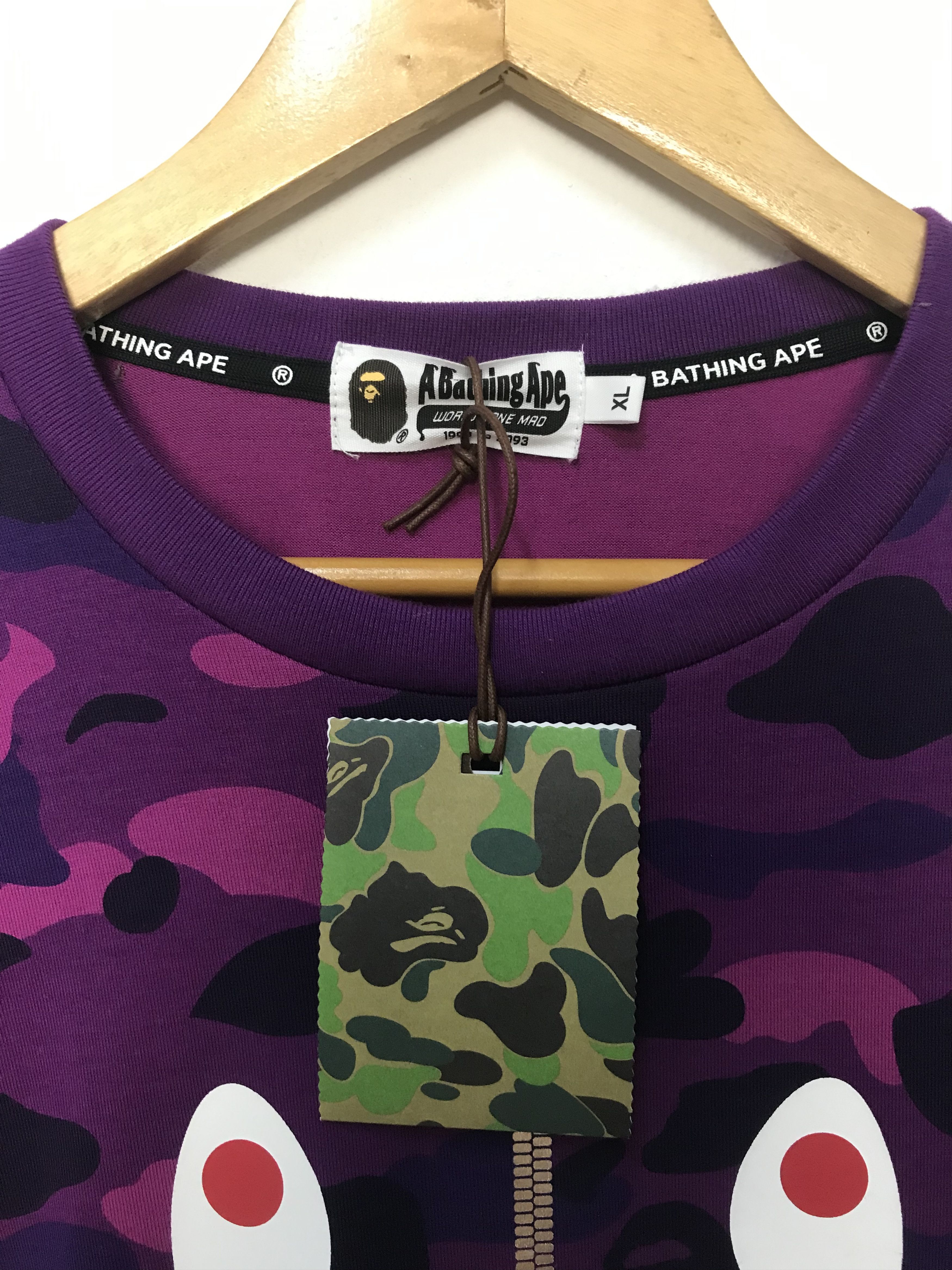 Bape Color Camo Shark L/S Tee Size US M / EU 48-50 / 2 - 6 Thumbnail